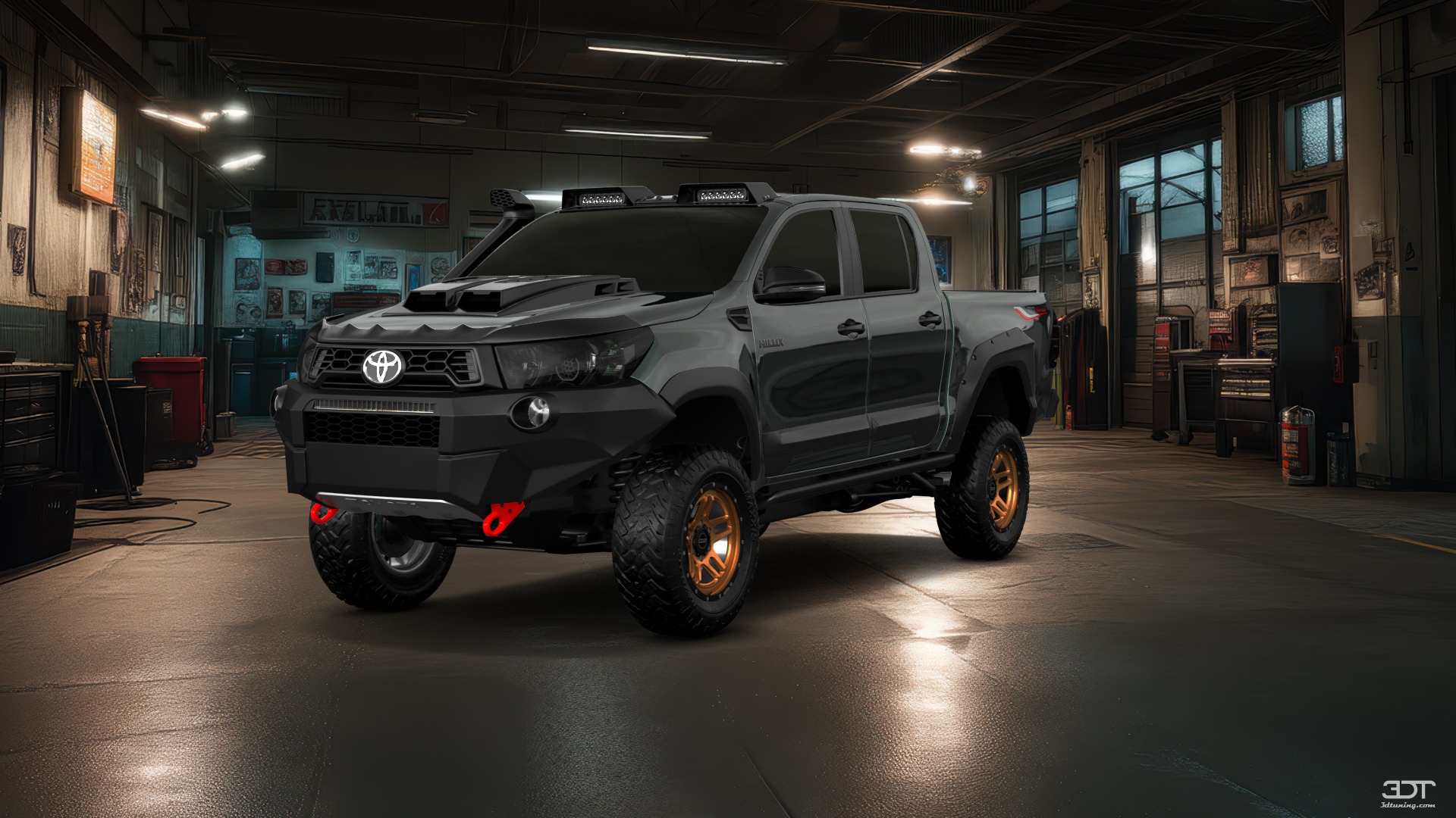 Toyota Hilux Double Cab 4 Door pickup truck 2015 tuning