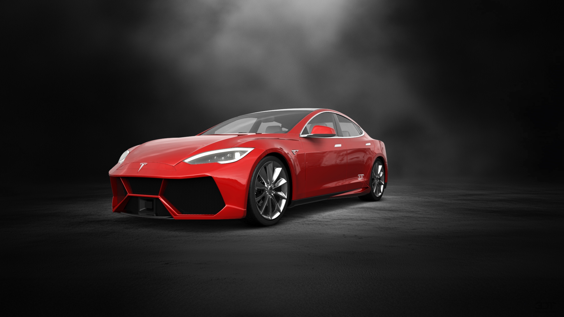 Tesla Model S 5 Door Liftback 2013 tuning