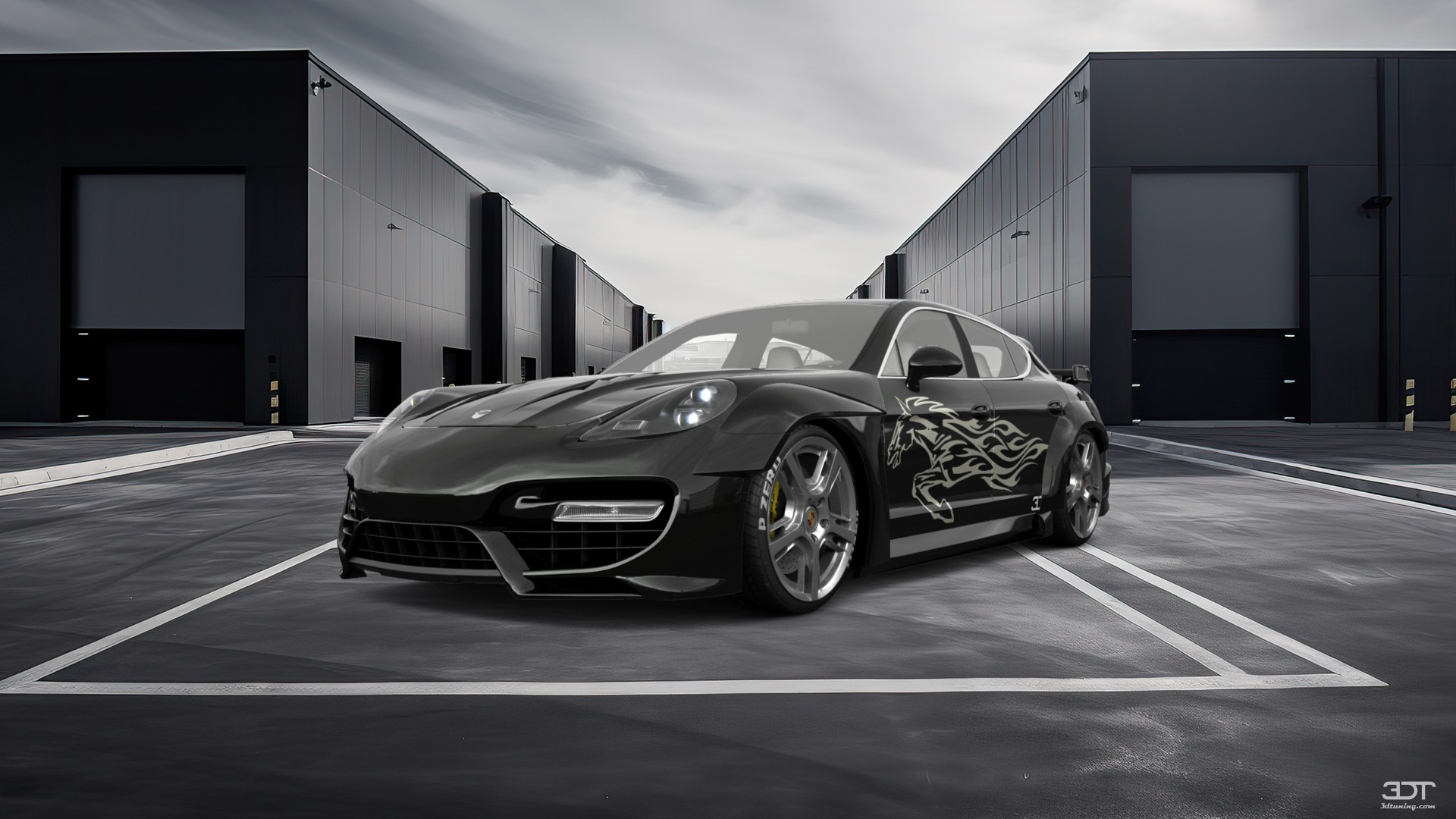 Porsche Panamera 4 door fastback saloon 2011