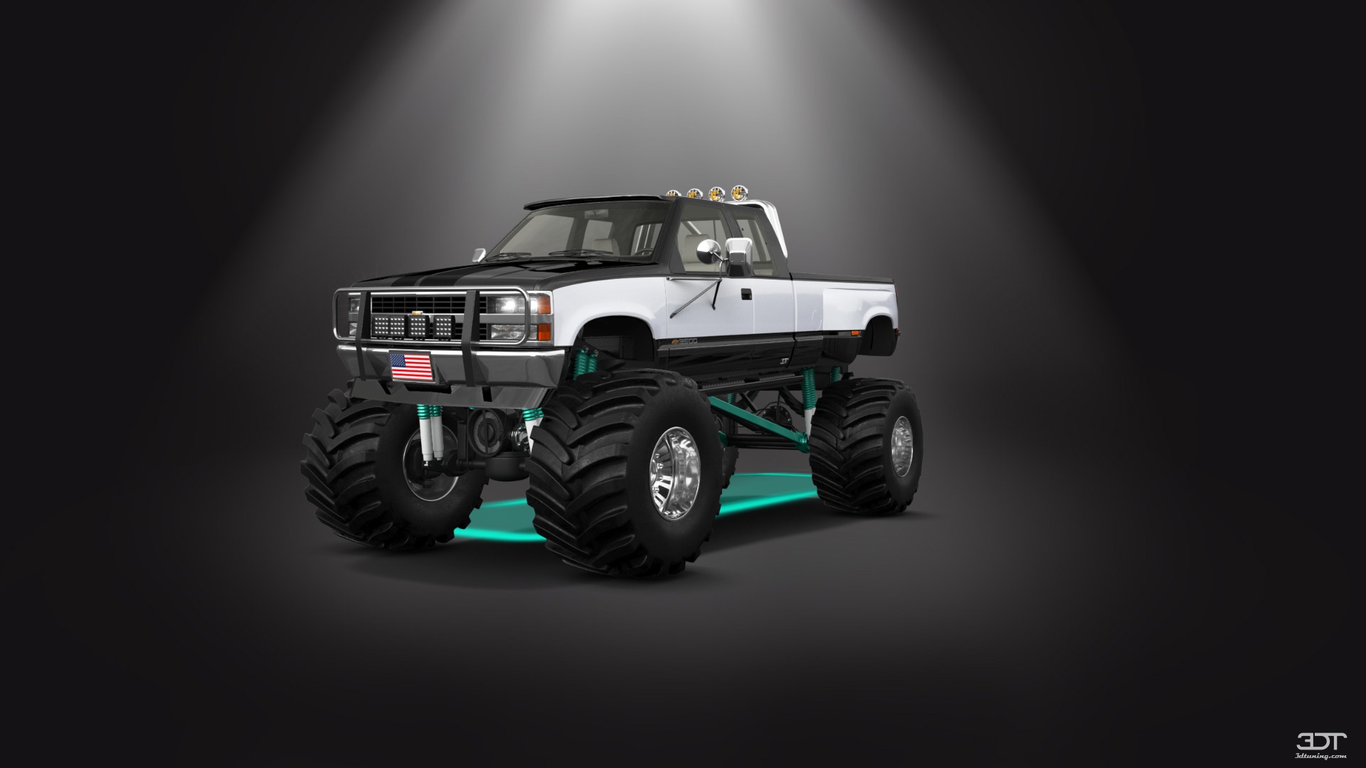 Chevrolet K3500 Extended Cab Pickup Truck 1988 tuning