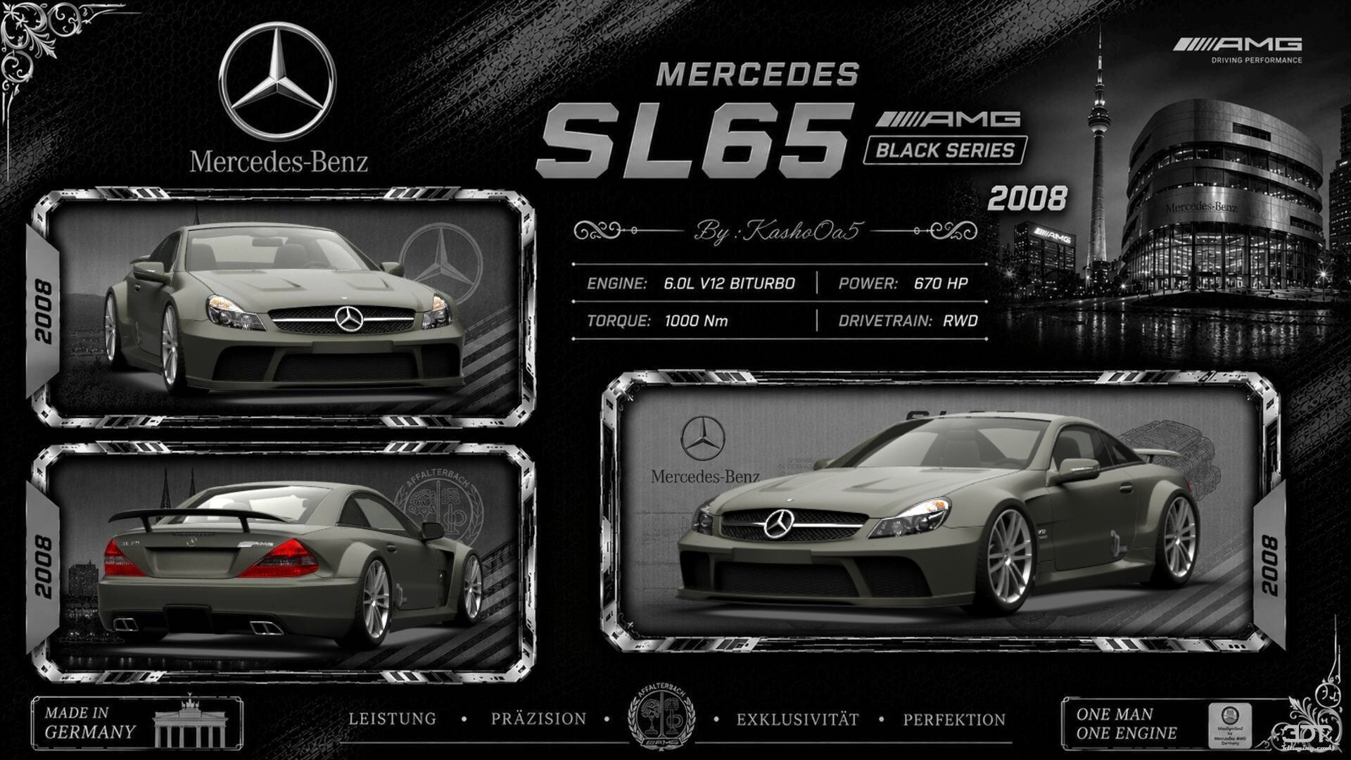 Mercedes SL-Class 65 AMG Roadster 2008 tuning
