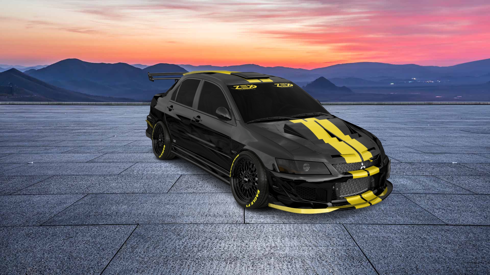 Mitsubishi Lancer Evo IX 4 Door Saloon 2005 tuning