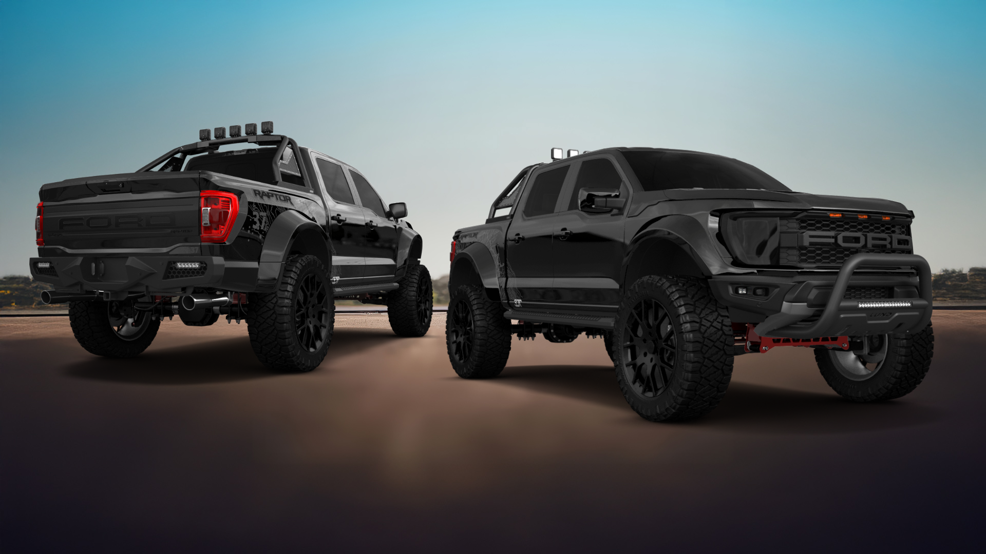 Ford F-150 Raptor 4 Door pickup truck 2021 tuning