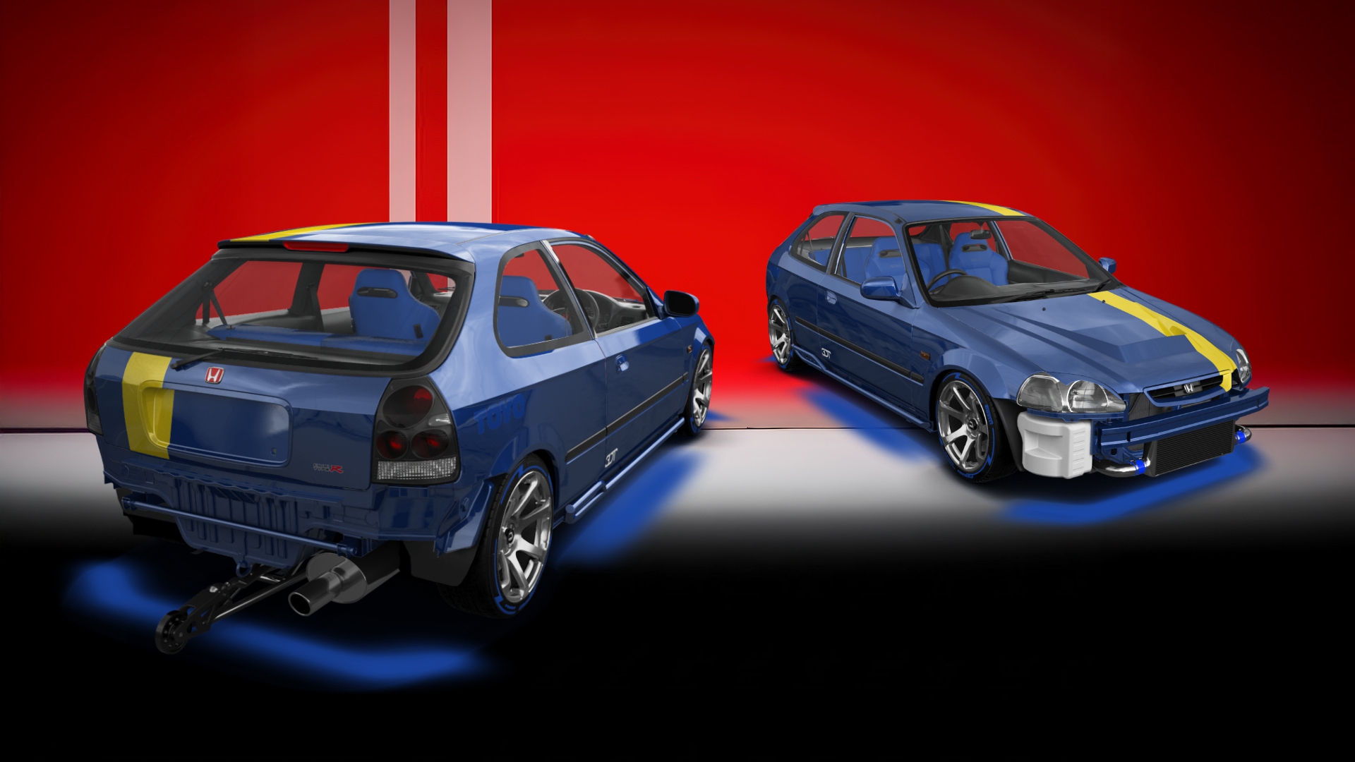 Honda Civic 3 Door Hatchback 1997 tuning