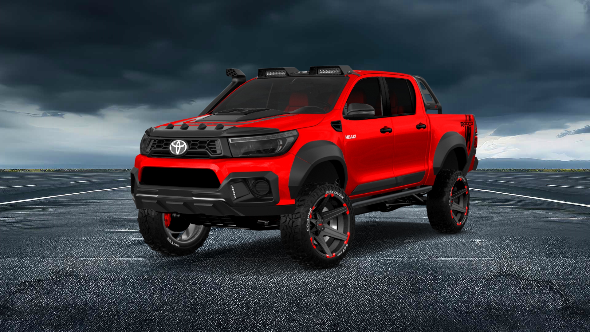 Toyota Hilux Double Cab 4 Door pickup truck 2015 tuning
