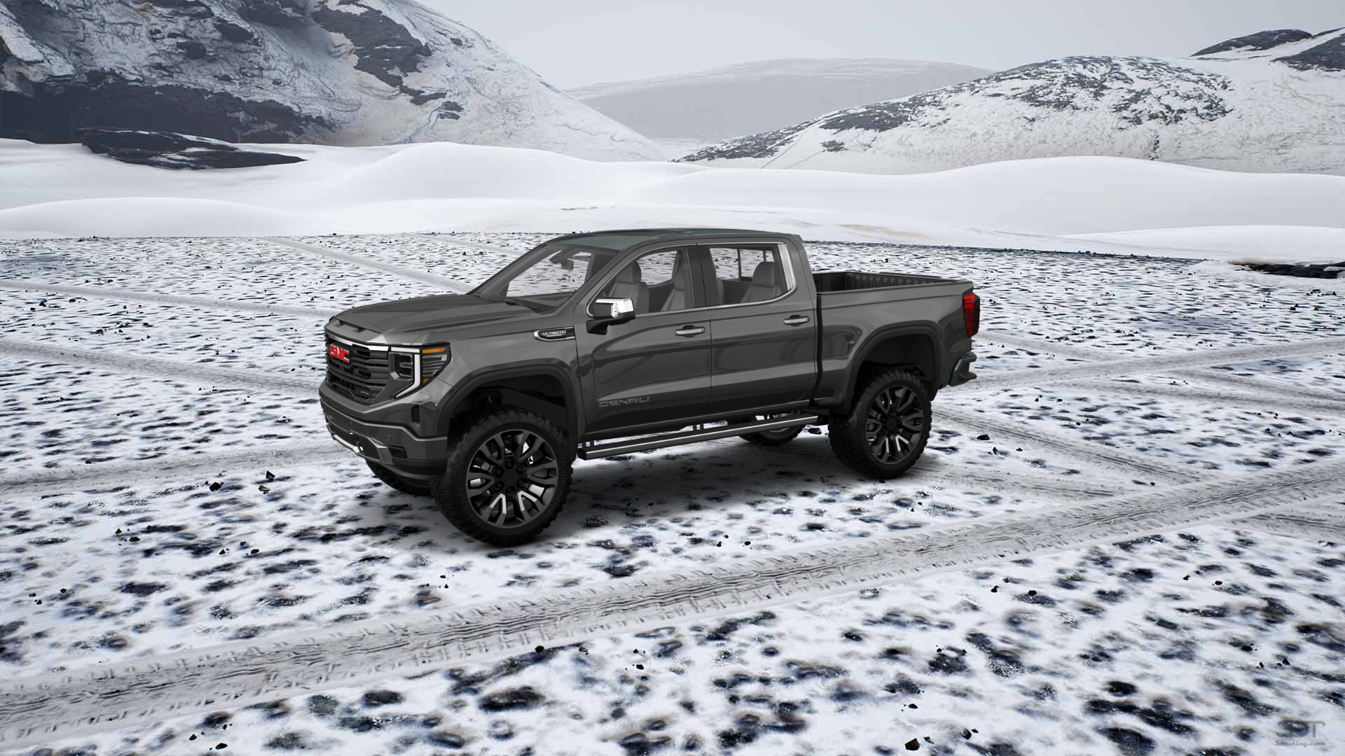 GMC Sierra 1500 Crew Cab 5.8 ft box 4 Door pickup truck 2023 tuning