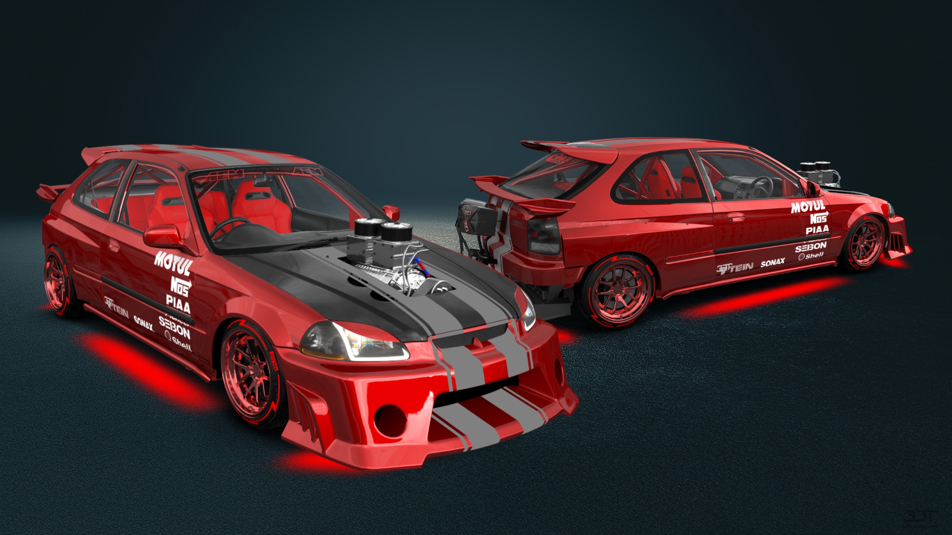 Honda Civic 3 Door Hatchback 1997 tuning