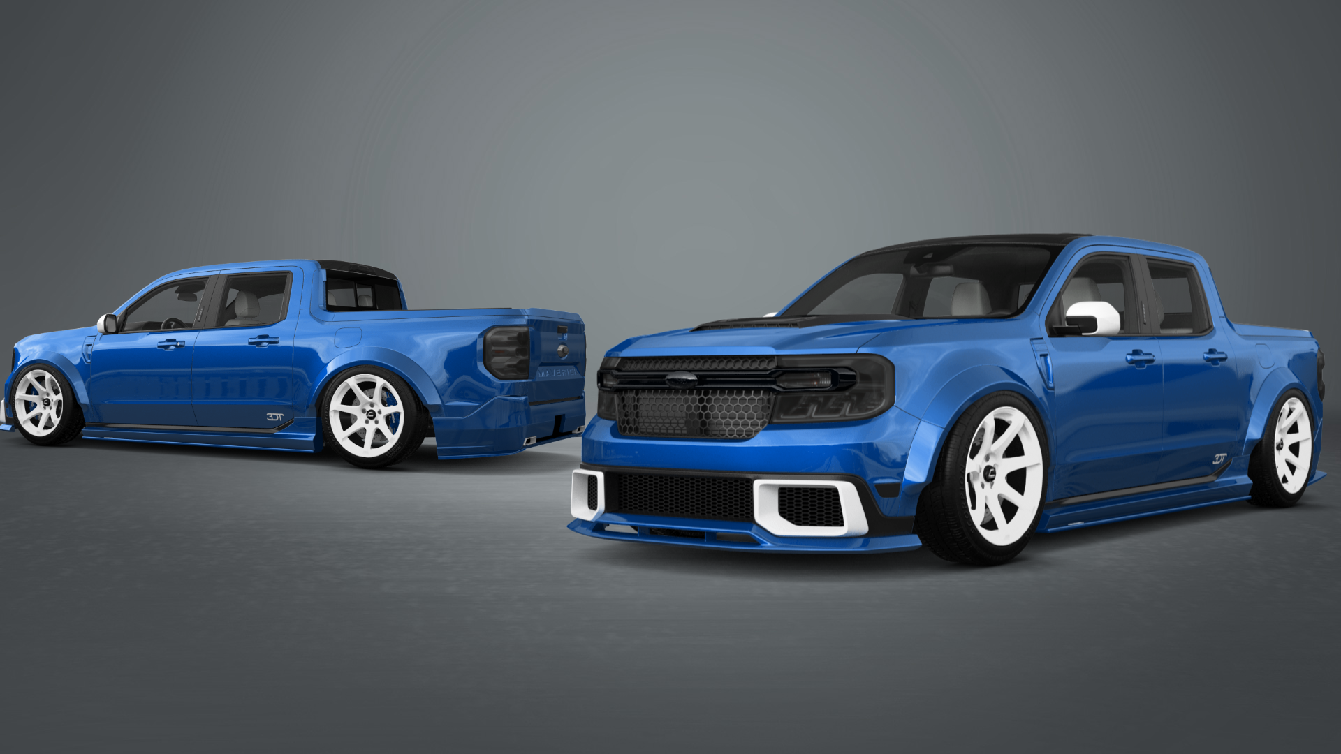 Ford Maverick 4 Door pickup truck 2022 tuning