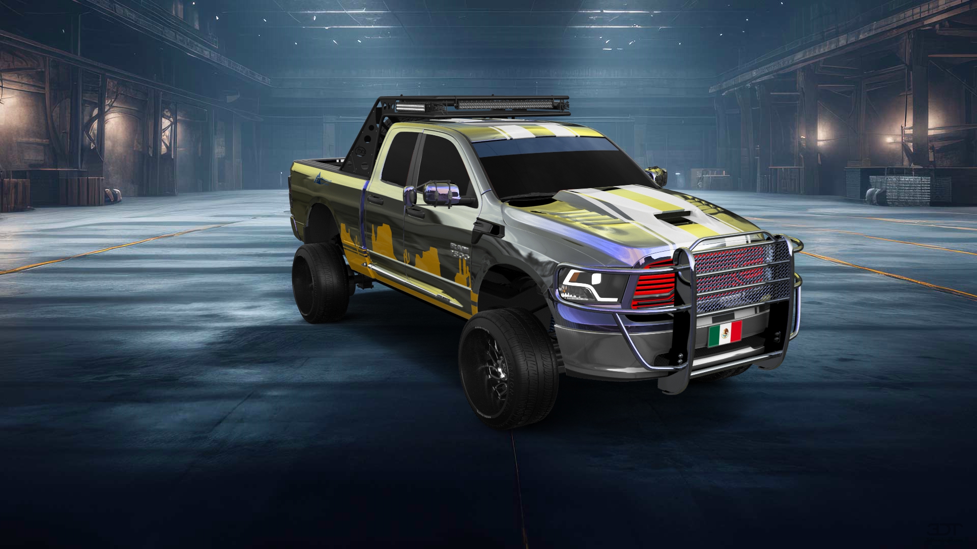 Dodge Ram 1500 6.4' box Extended Cab 4 Door pickup truck 2009 tuning