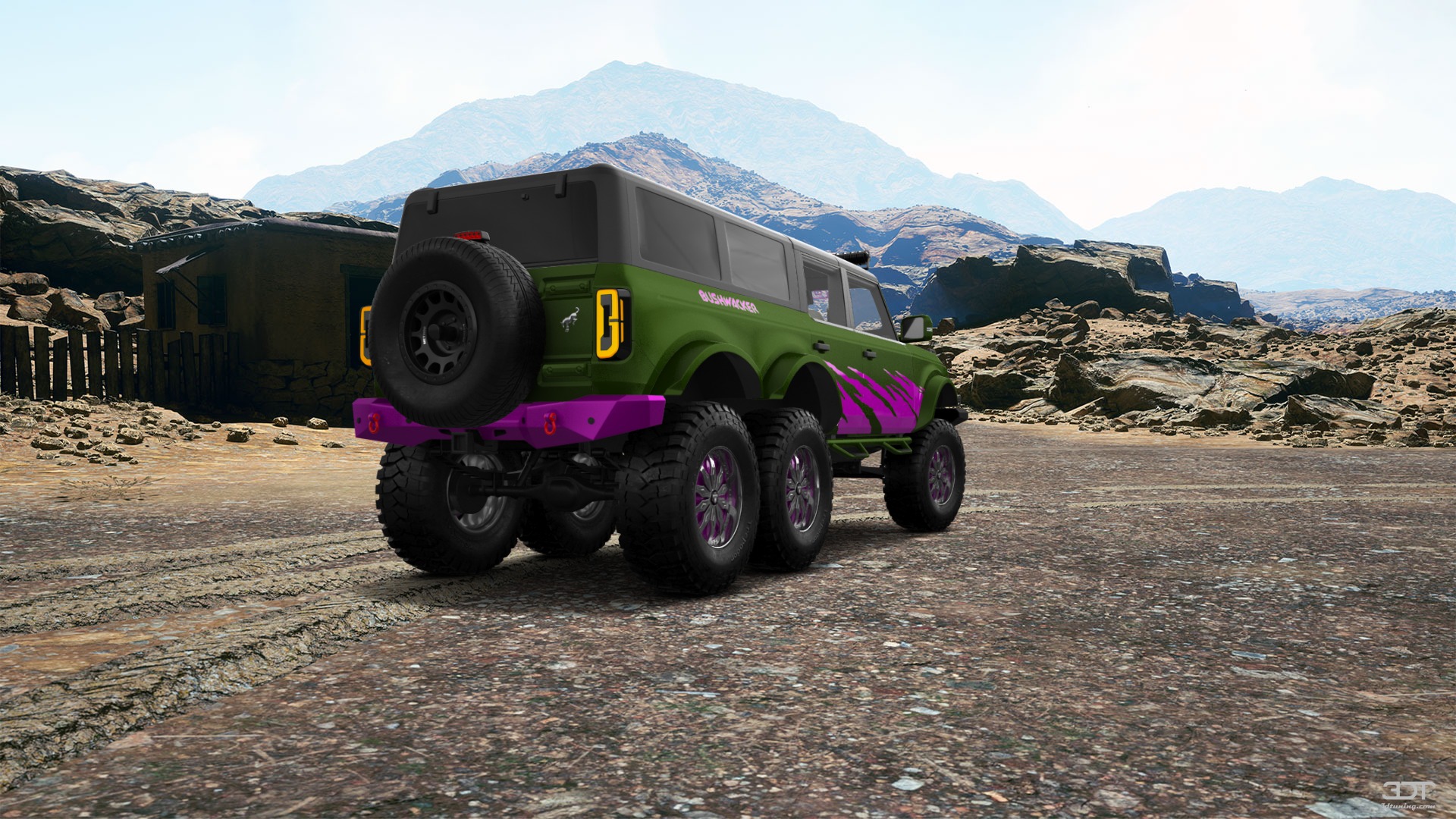 Ford Bronco 6X6 4 Door pickup truck 2021 Images