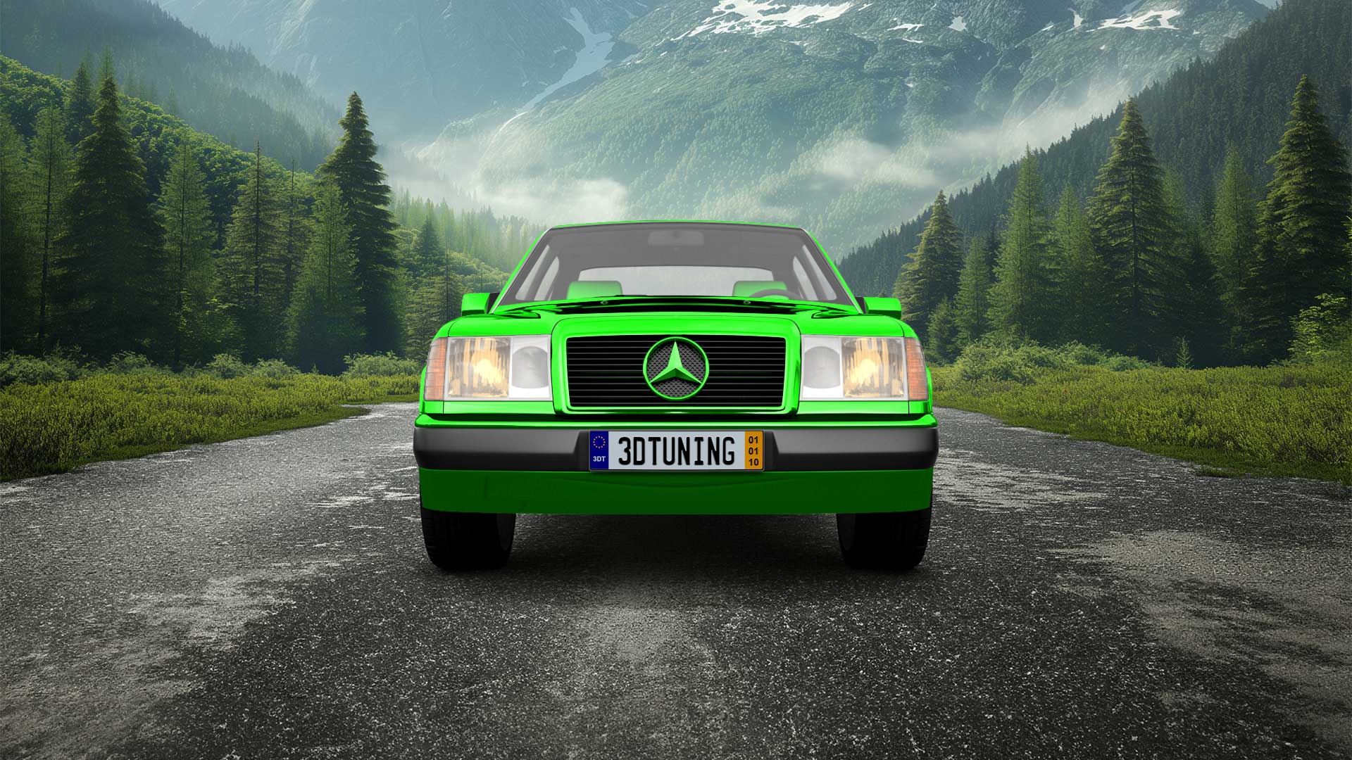 Mercedes E-Class Sedan 1984 tuning