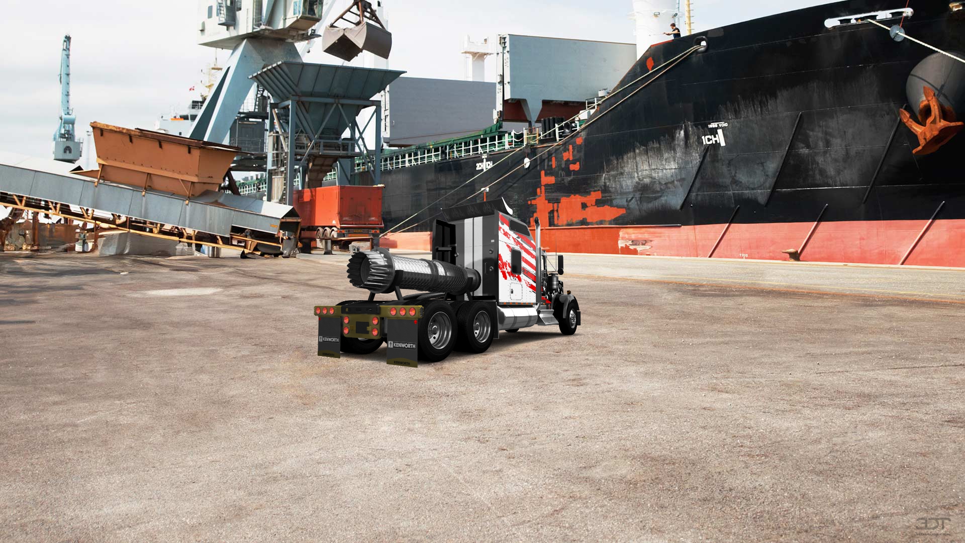 Kenworth W900 Sleeper Cab Truck 2015 tuning