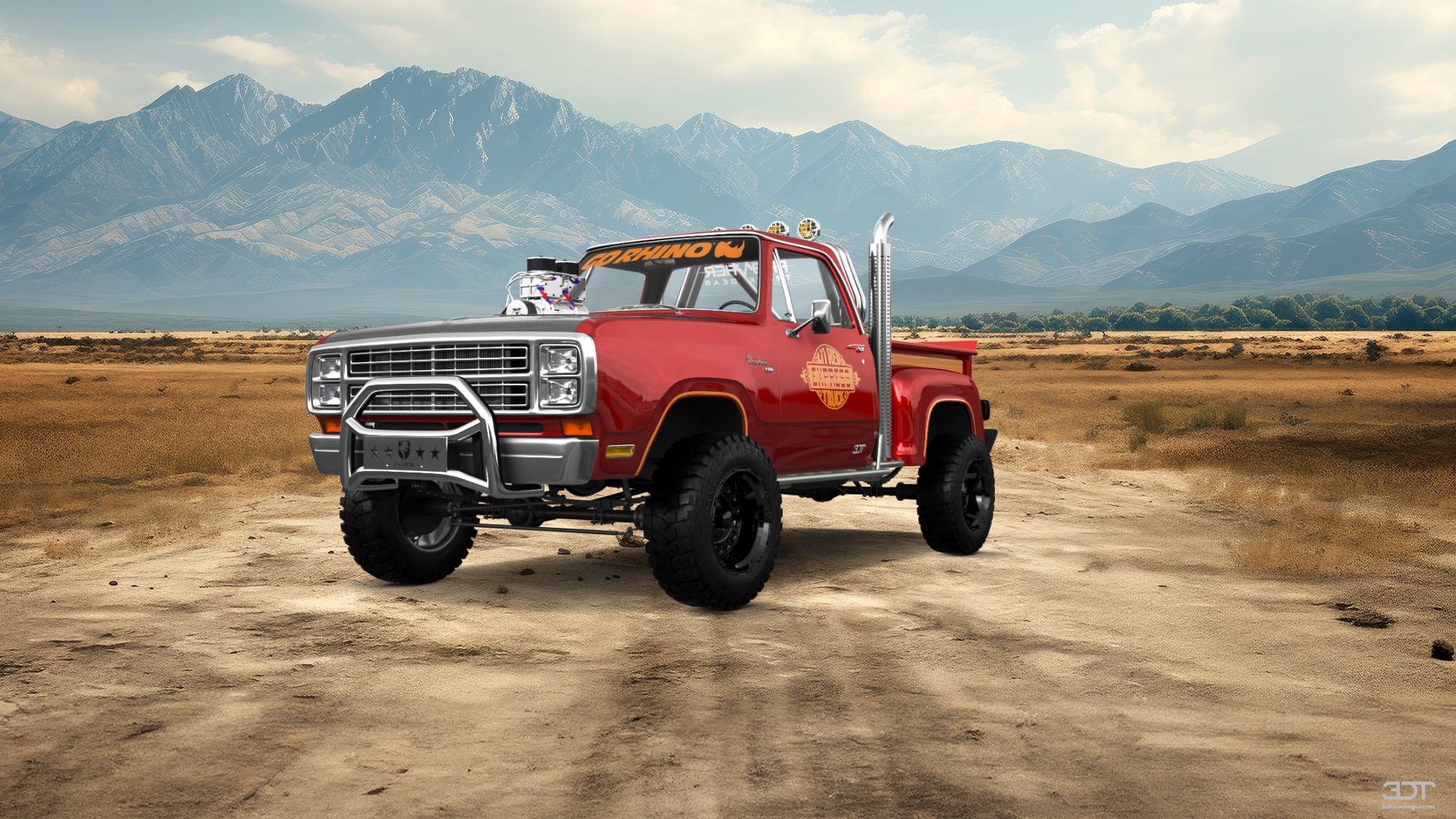 Dodge Lil Red Express 2 Door pickup truck 1979 tuning