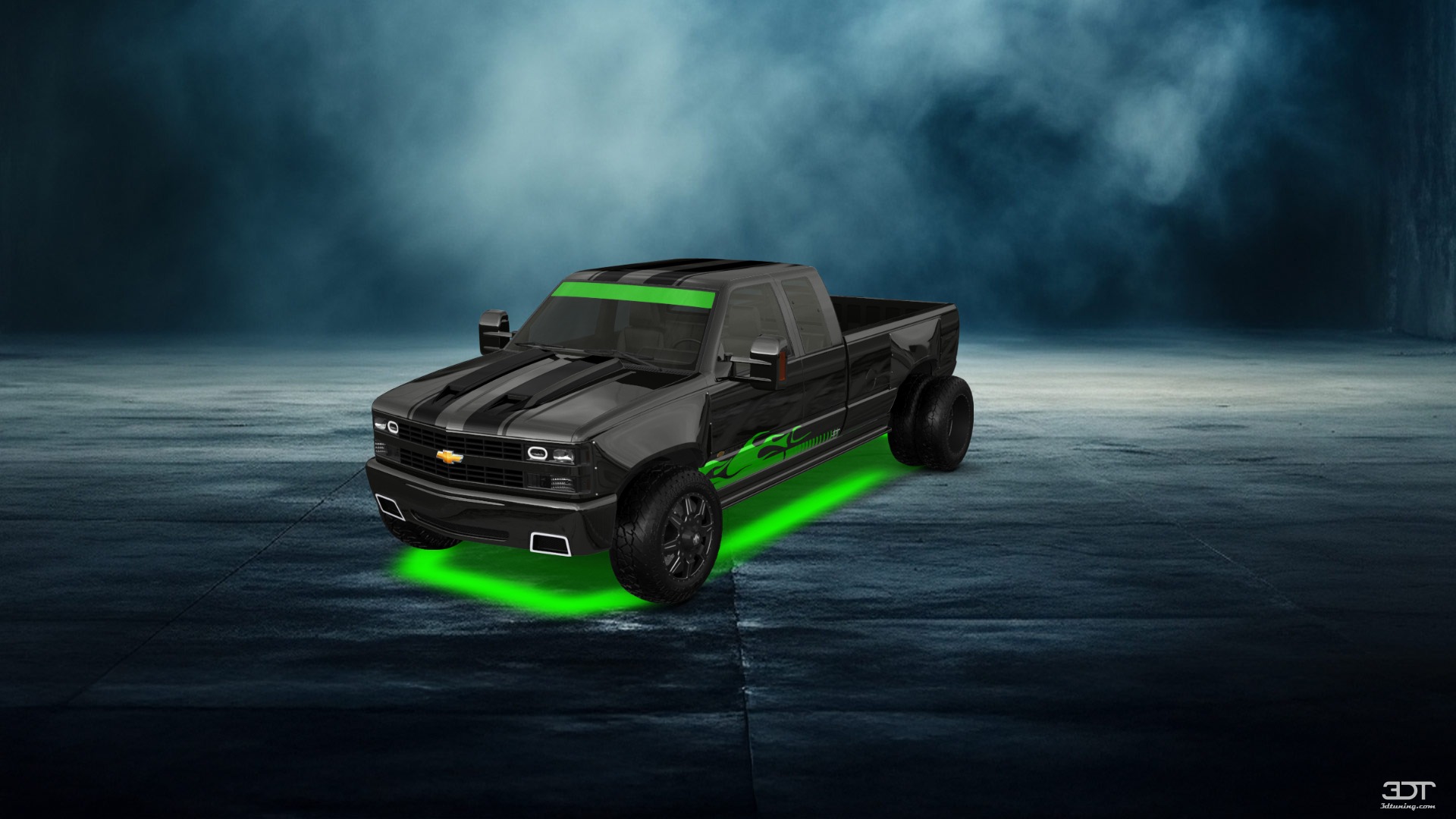 Chevrolet K3500 Extended Cab Pickup Truck 1988 tuning