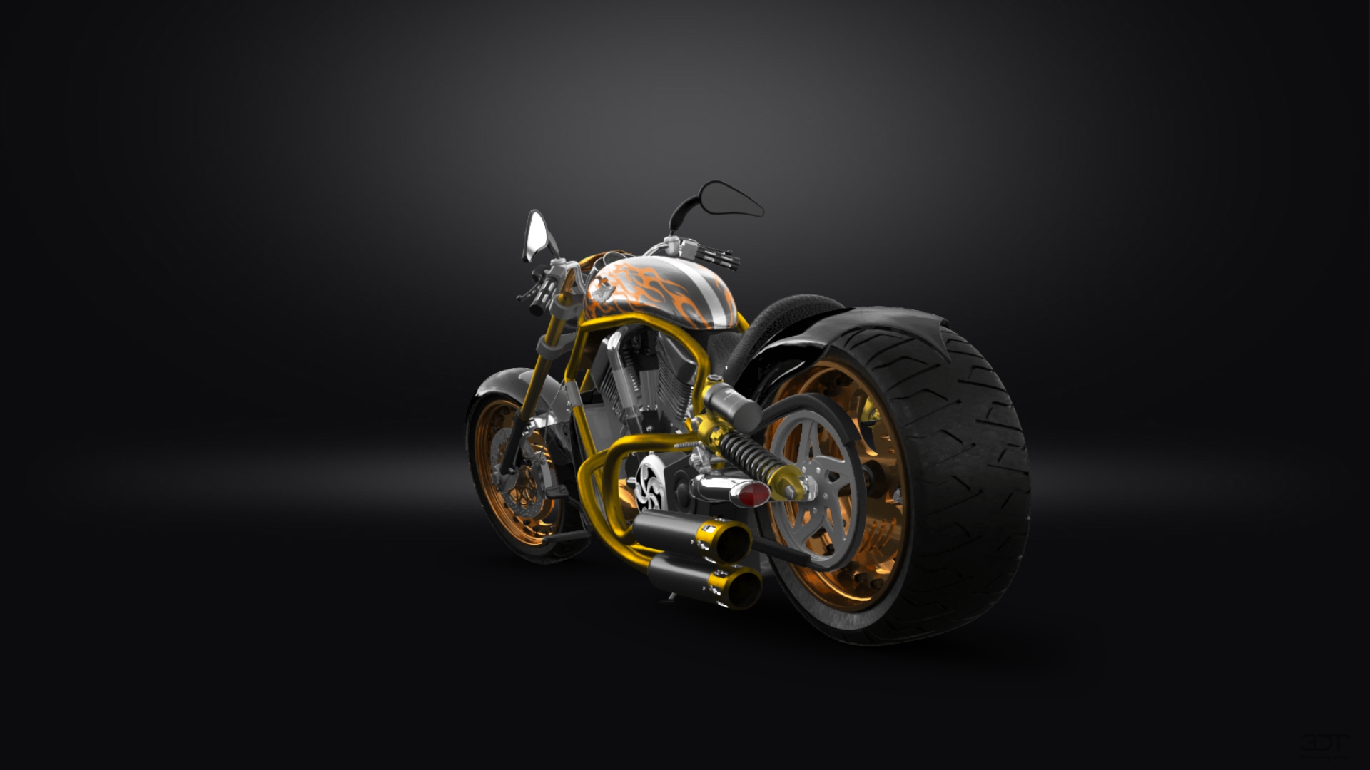 Harley-Davidson Custom Chopper Cruiser 2011