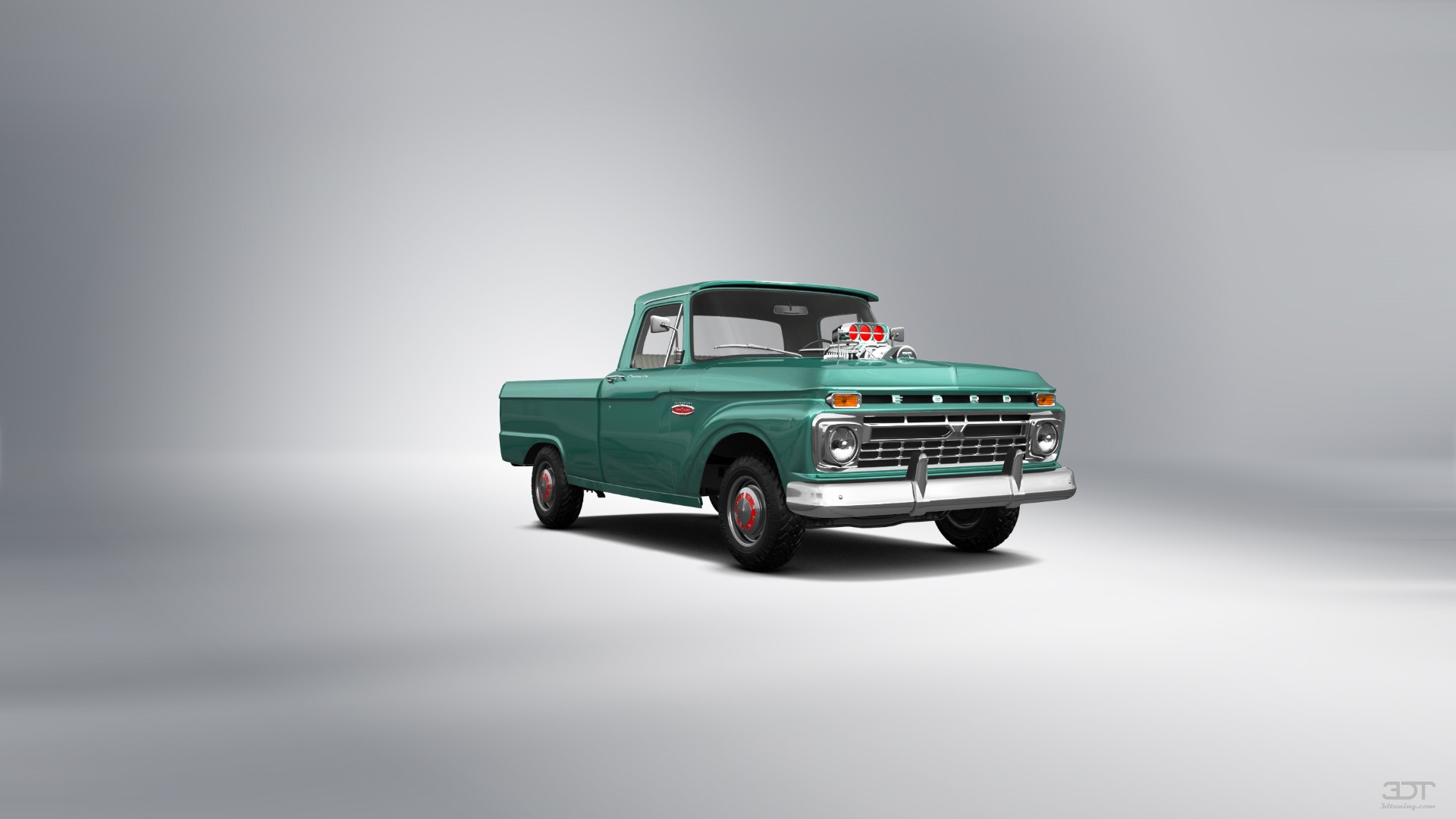 Ford F-100 Custom Cab 2 Door pickup truck 1966 tuning