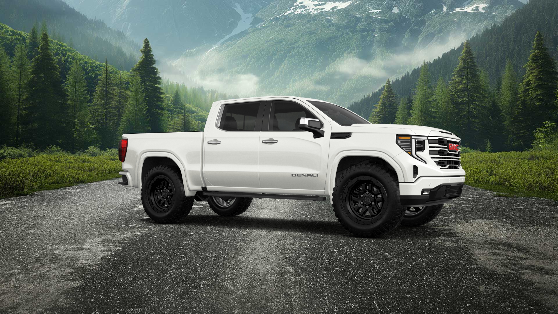 GMC Sierra 1500 Crew Cab 5.8 ft box 4 Door pickup truck 2023 tuning