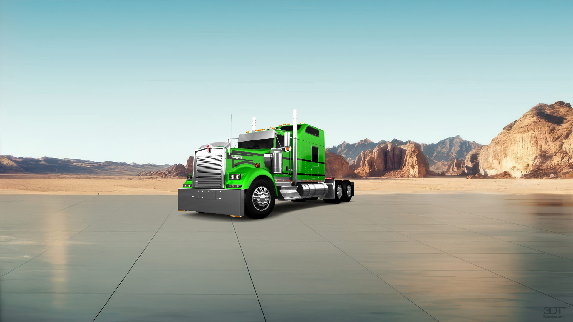 Kenworth W900 Sleeper Cab Truck 2015 tuning