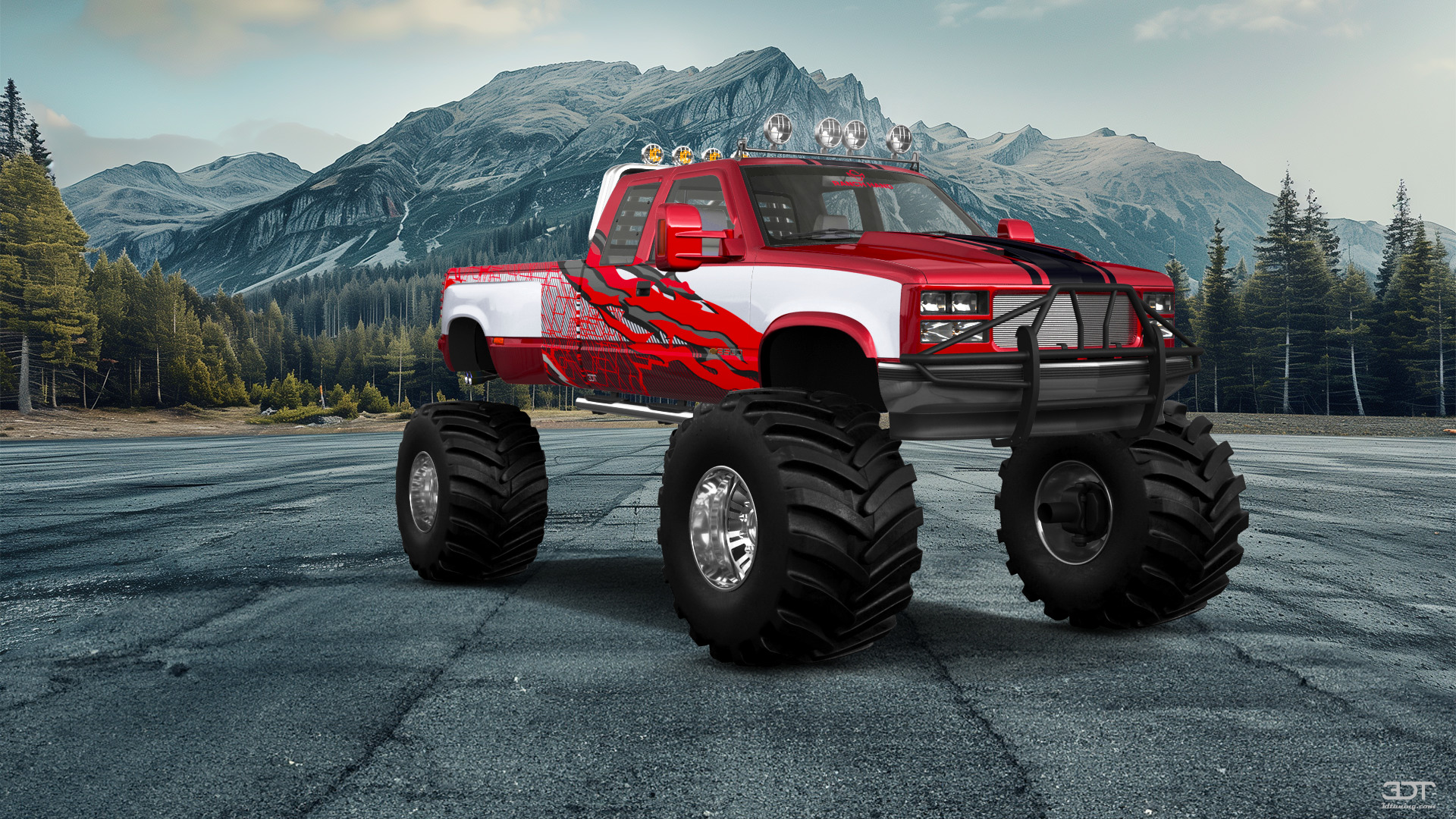 Chevrolet K3500 Extended Cab Pickup Truck 1988 tuning