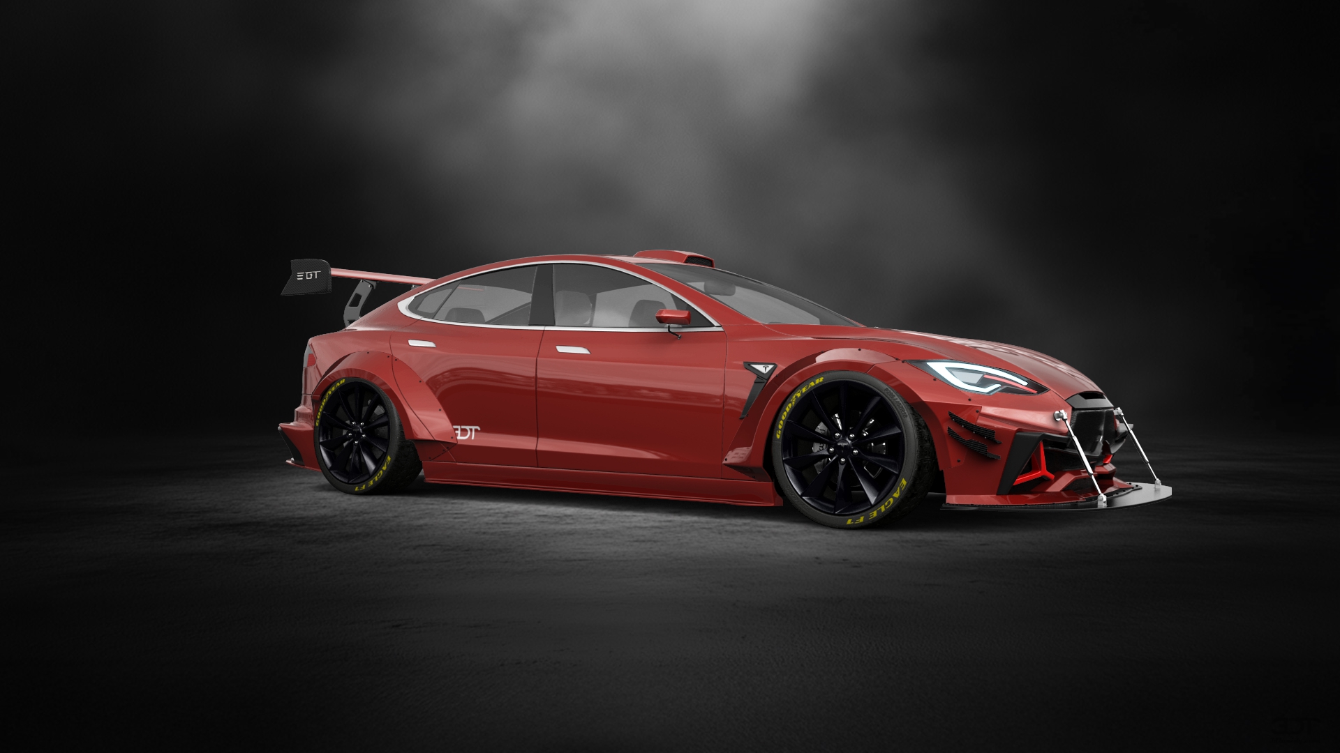 Tesla Model S 5 Door Liftback 2013 tuning