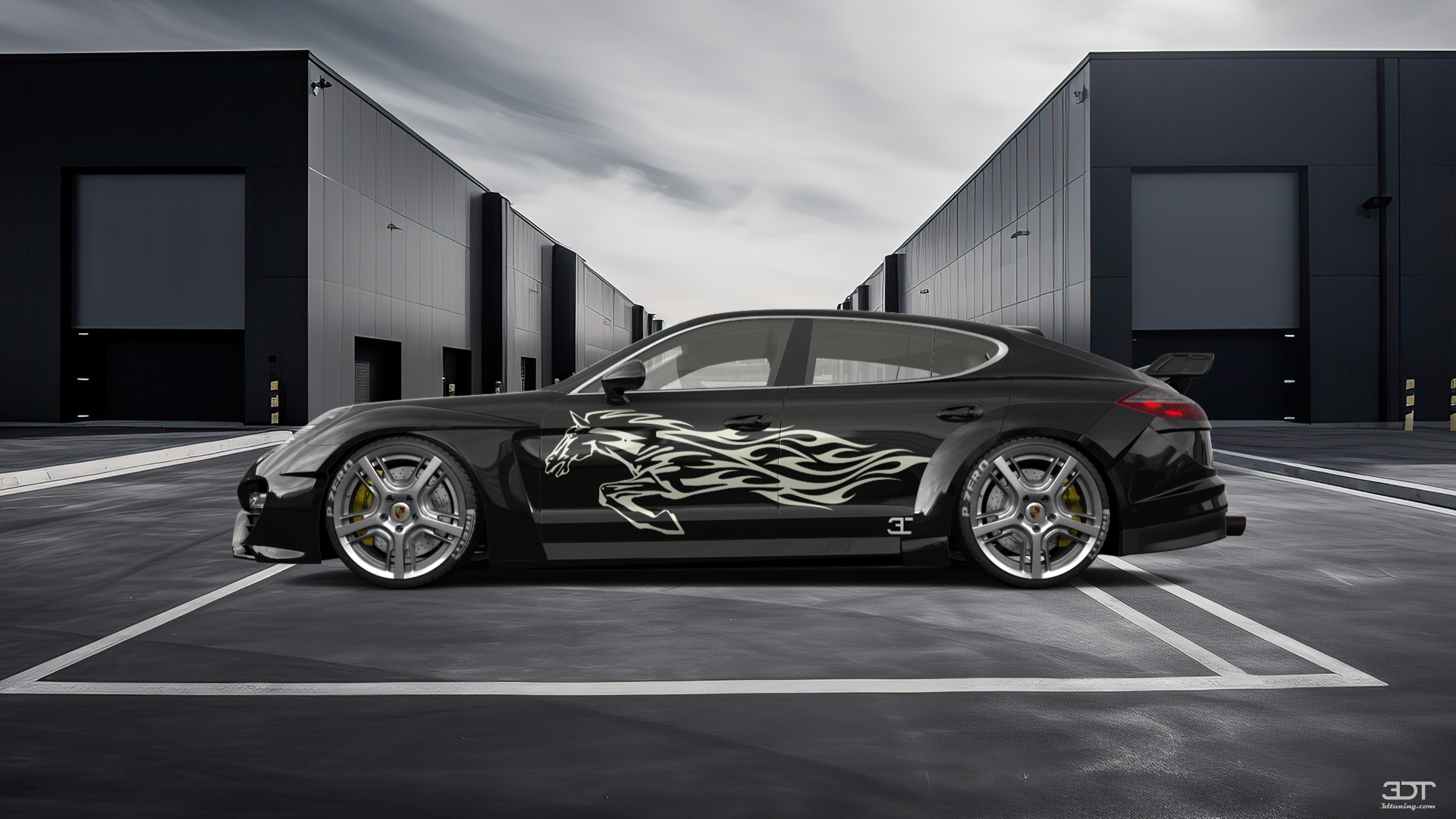 Porsche Panamera 4 door fastback saloon 2011