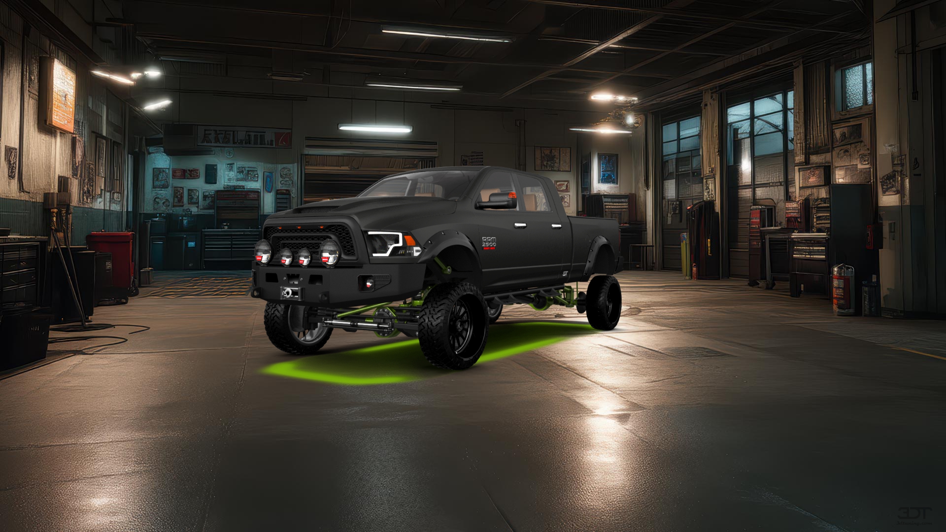Dodge Ram 2500 Mega Cab 6.4 ft box 4 Door pickup truck 2010 tuning
