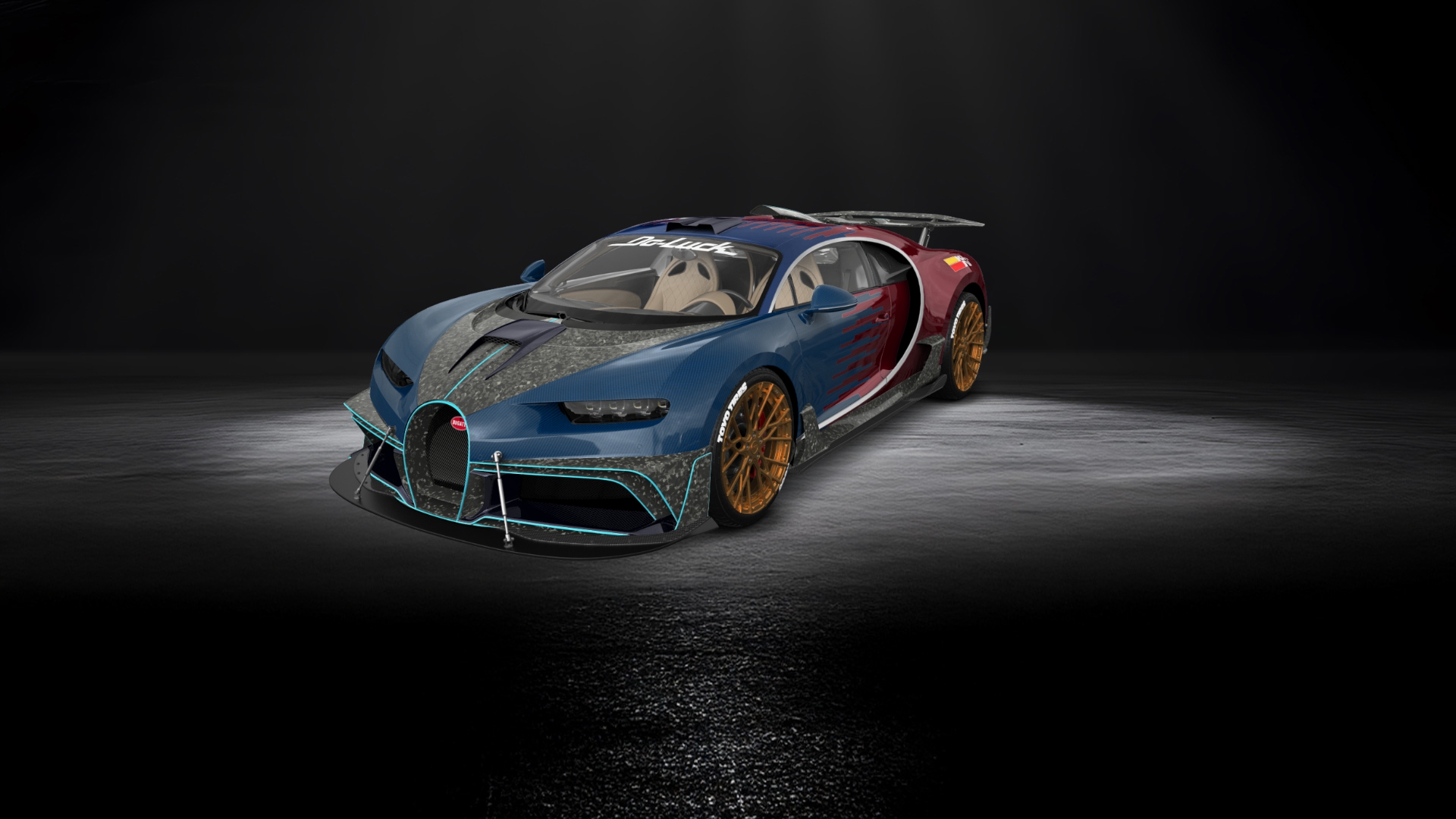 Bugatti Chiron 2 Door Coupe 2016 tuning