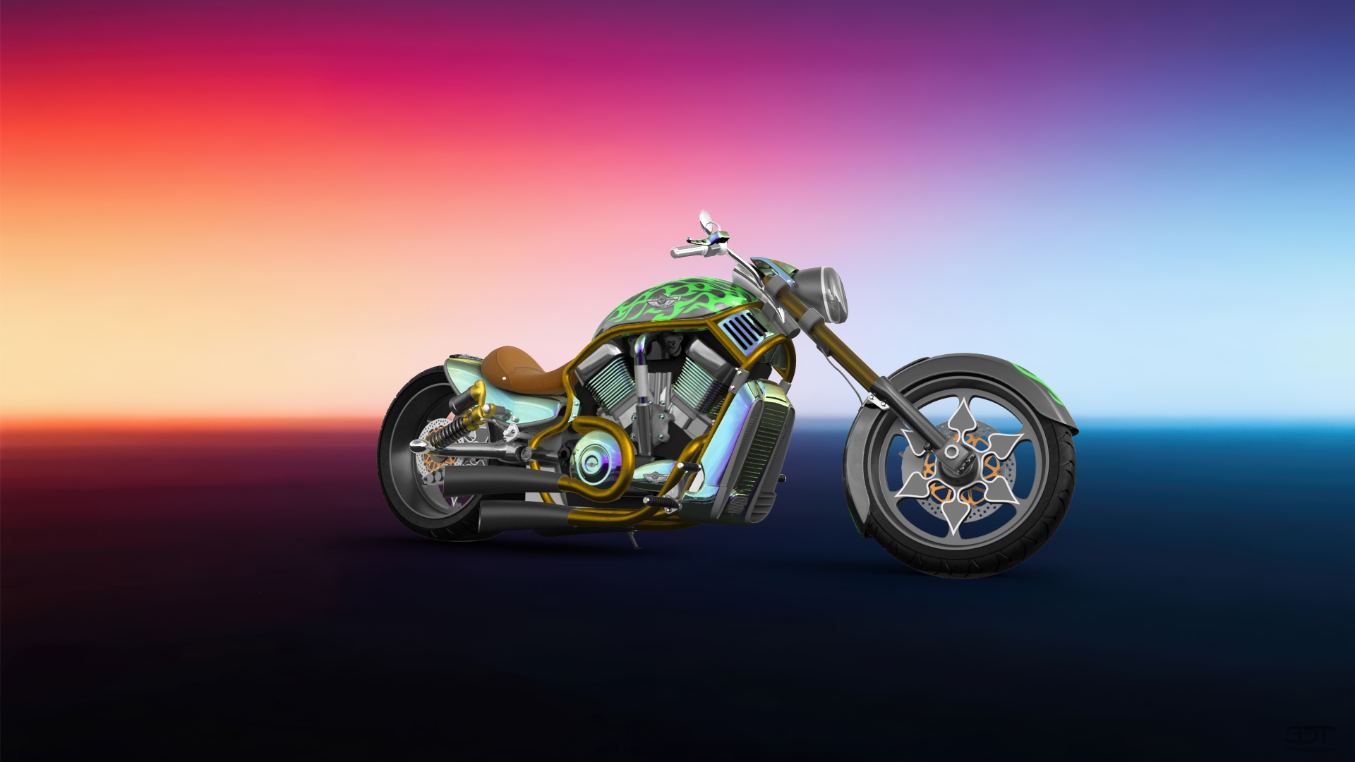 Harley-Davidson Custom Chopper Cruiser 2011 tuning