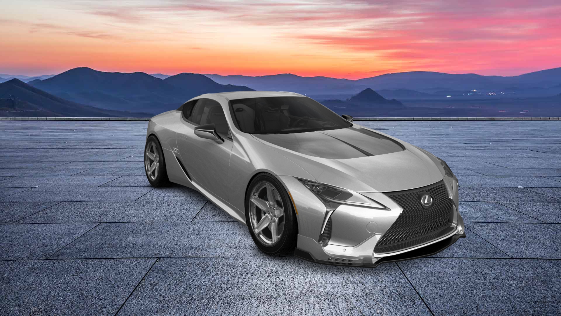 Lexus LC500 2 door fastback coupe 2017 tuning