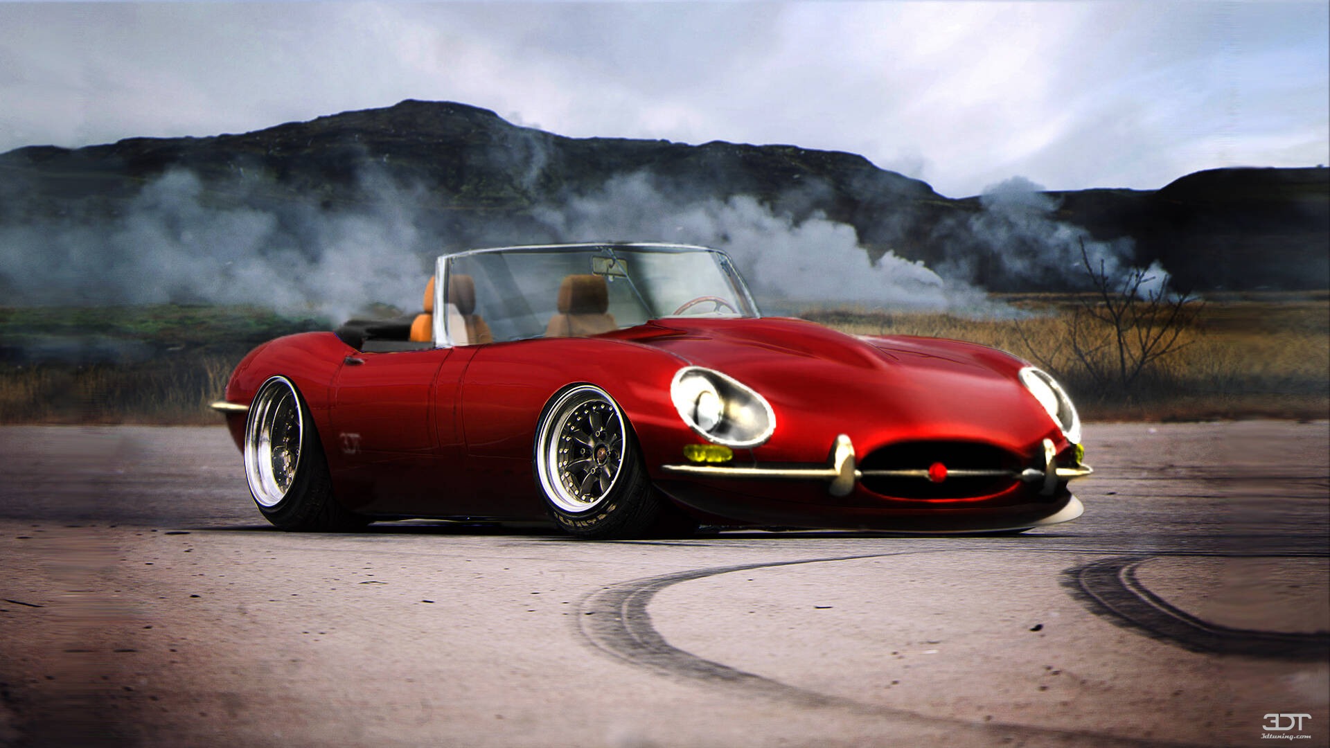 Tuning Jaguar E-Type Convertible 1962