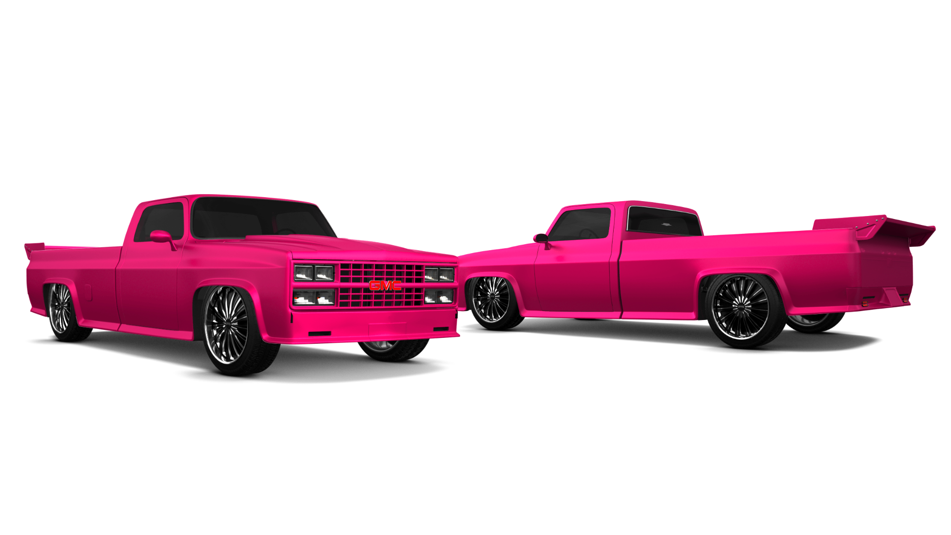 Tuning GMC Sierra 1500 2 Door pickup truck 1985
