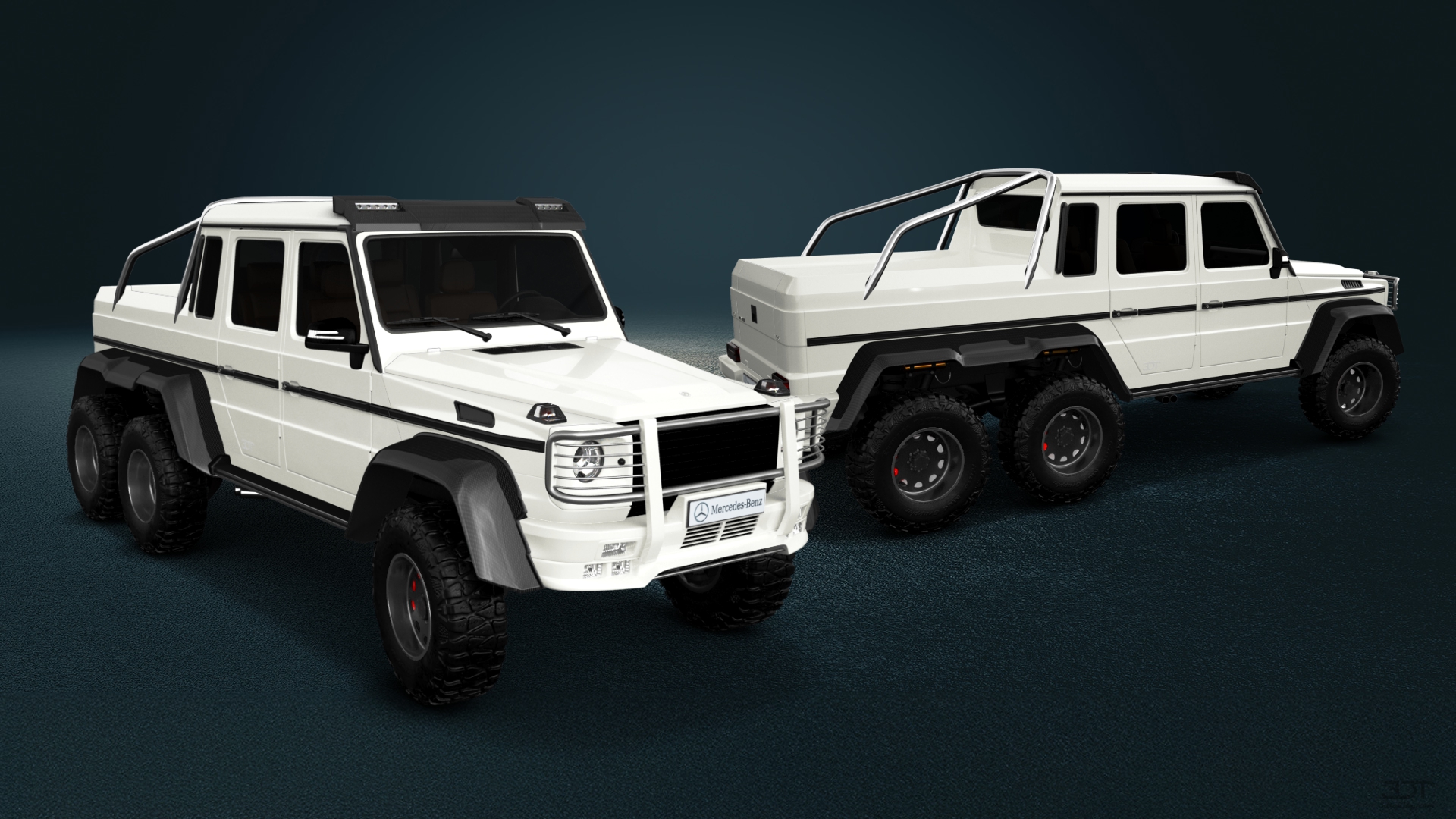 Mercedes G 63 AMG 6x6 4 Door pickup truck 2013 tuning