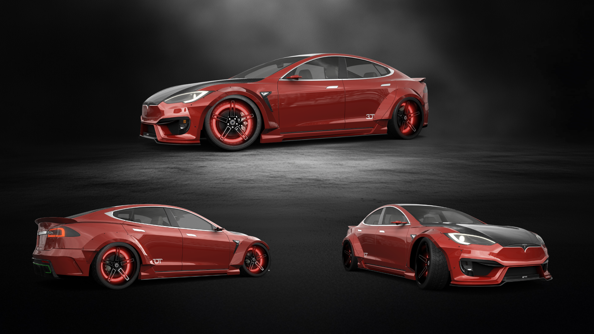 Tesla Model S 5 Door Liftback 2013 tuning