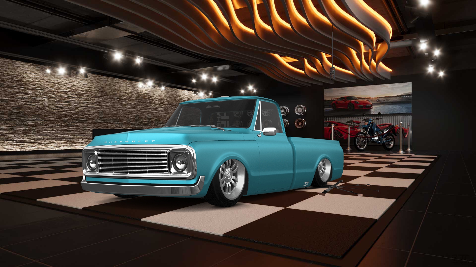 Chevrolet C-10 Cheyenne 2 Door pickup truck 1972