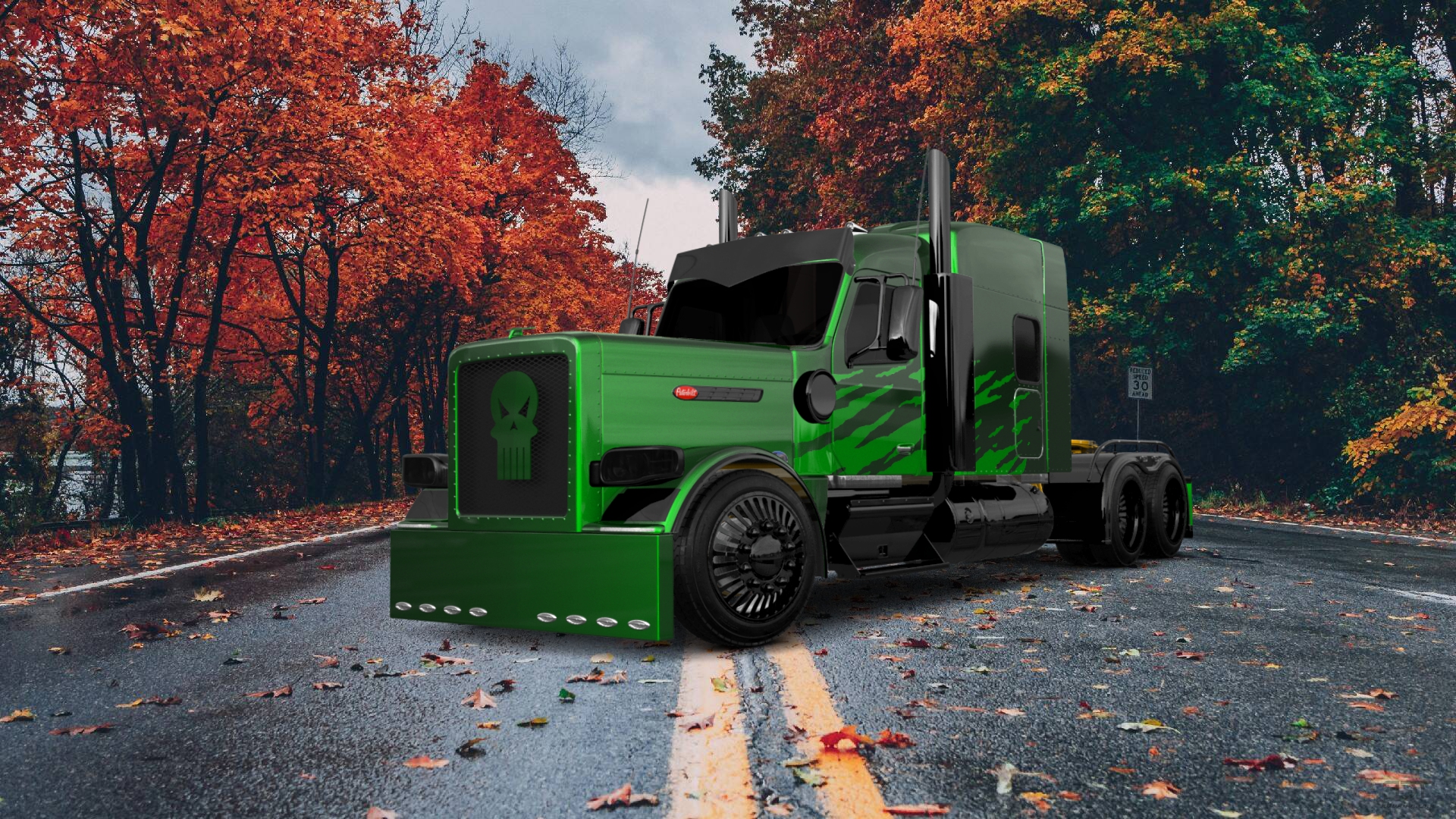 Peterbilt 589 Sleeper Cab Truck 2024 tuning