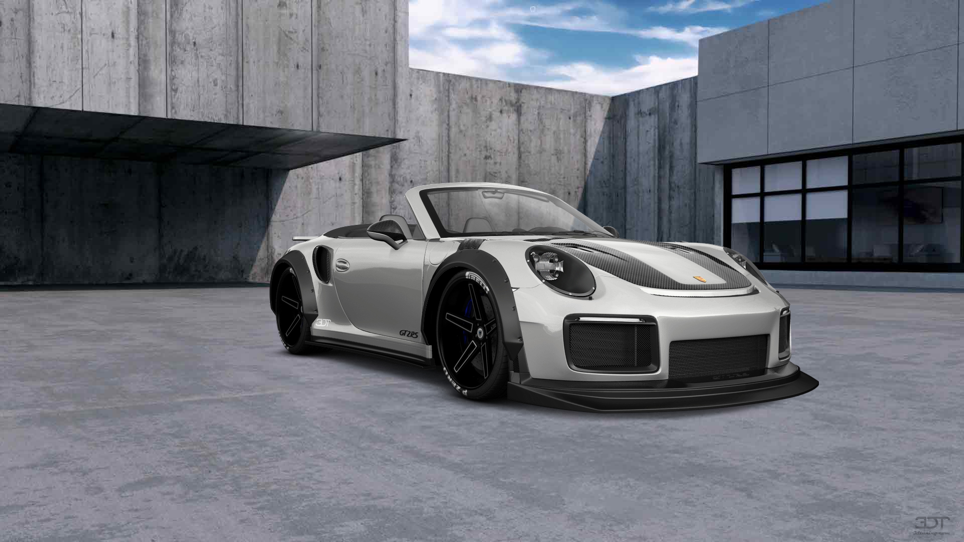 Porsche 911 Turbo S 2 Door Convertible 2014 tuning