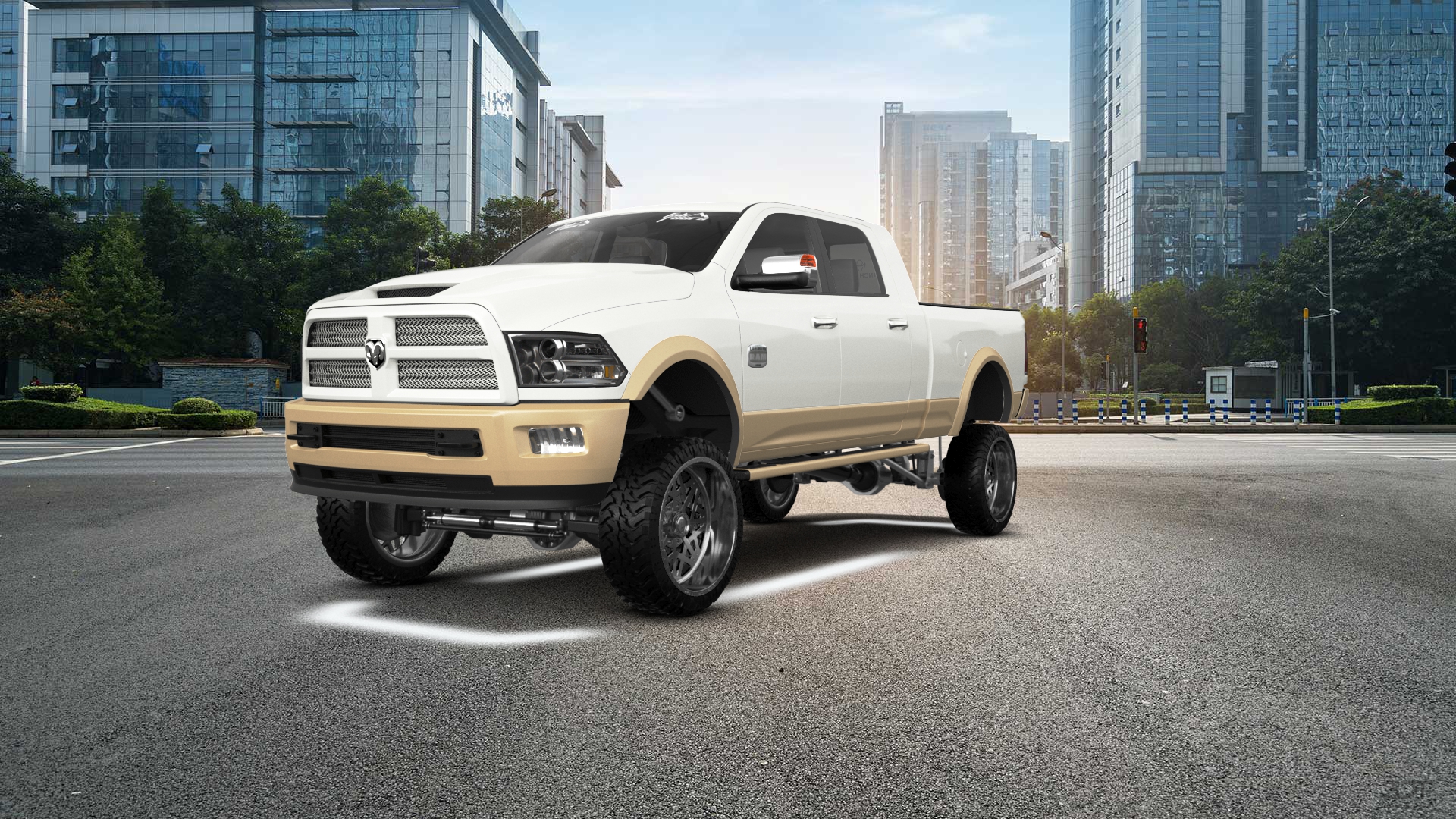 Dodge Ram 2500 Mega Cab 6.4 ft box 4 Door pickup truck 2010 tuning