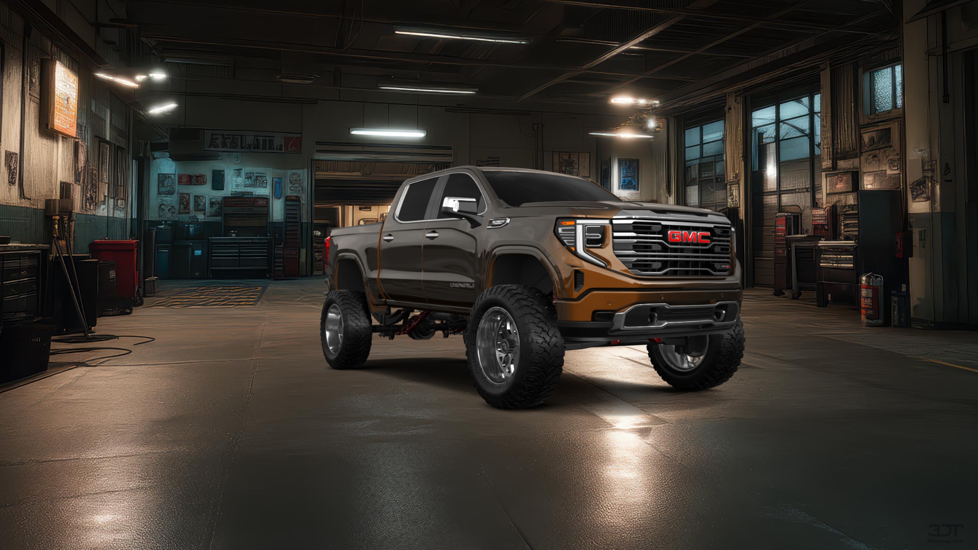 GMC Sierra 1500 Crew Cab 5.8 ft box 4 Door pickup truck 2023 tuning