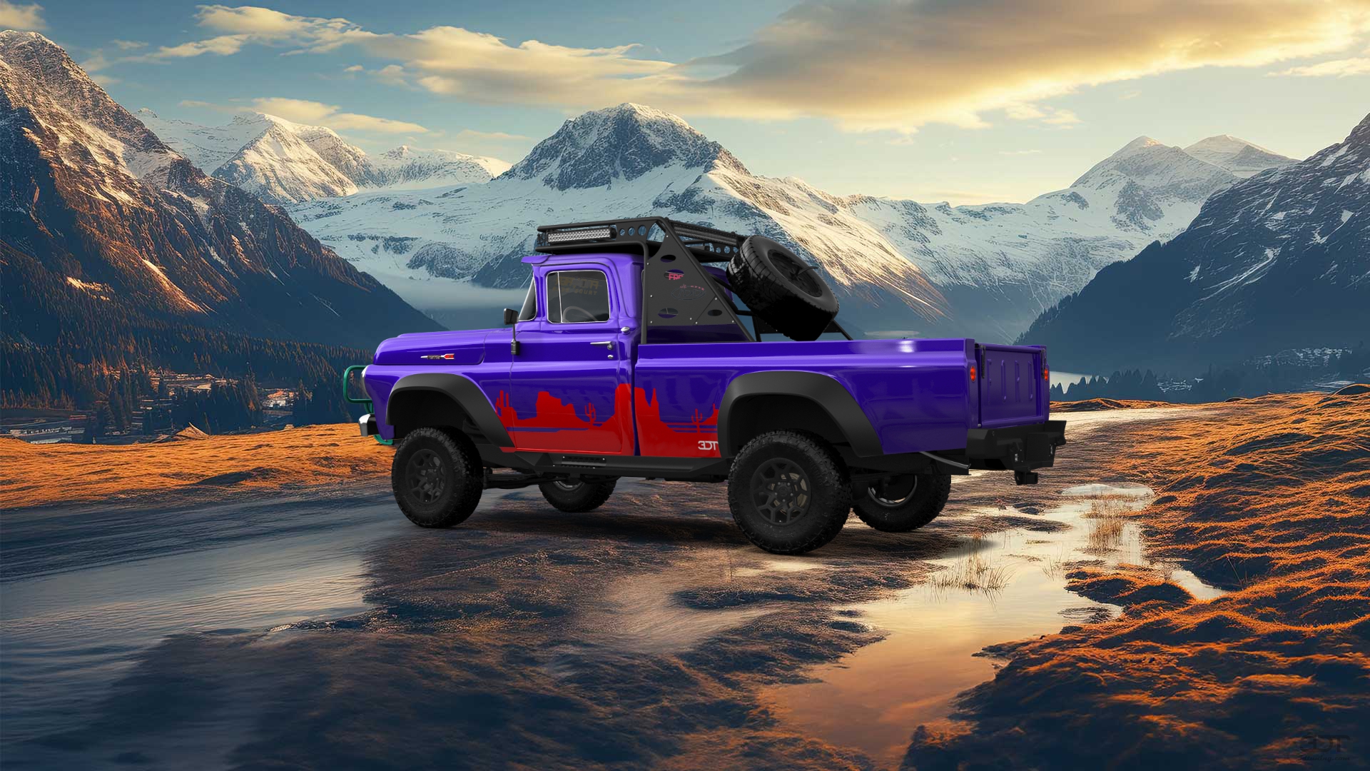 Ford F-100 2 Door pickup truck 1960 Images