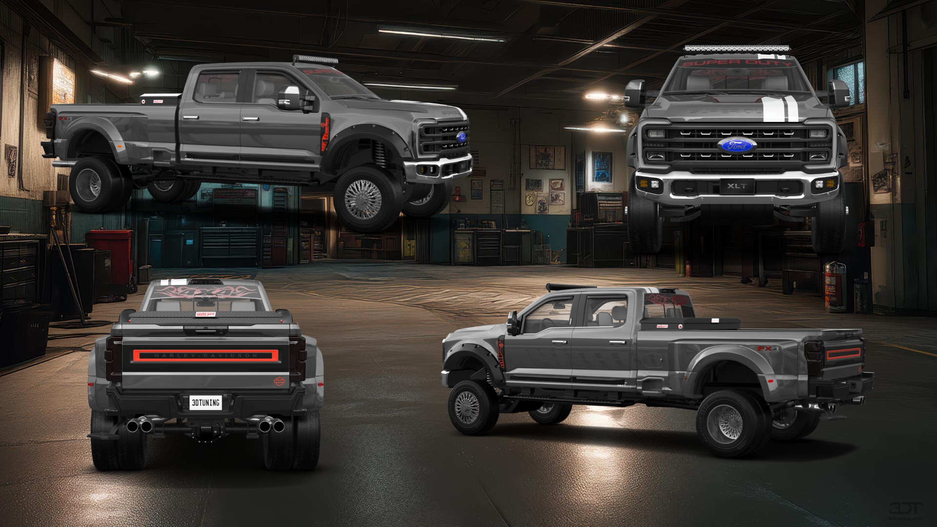 Ford F-350 DRW Crew Cab 4 Door pickup truck 2023 tuning