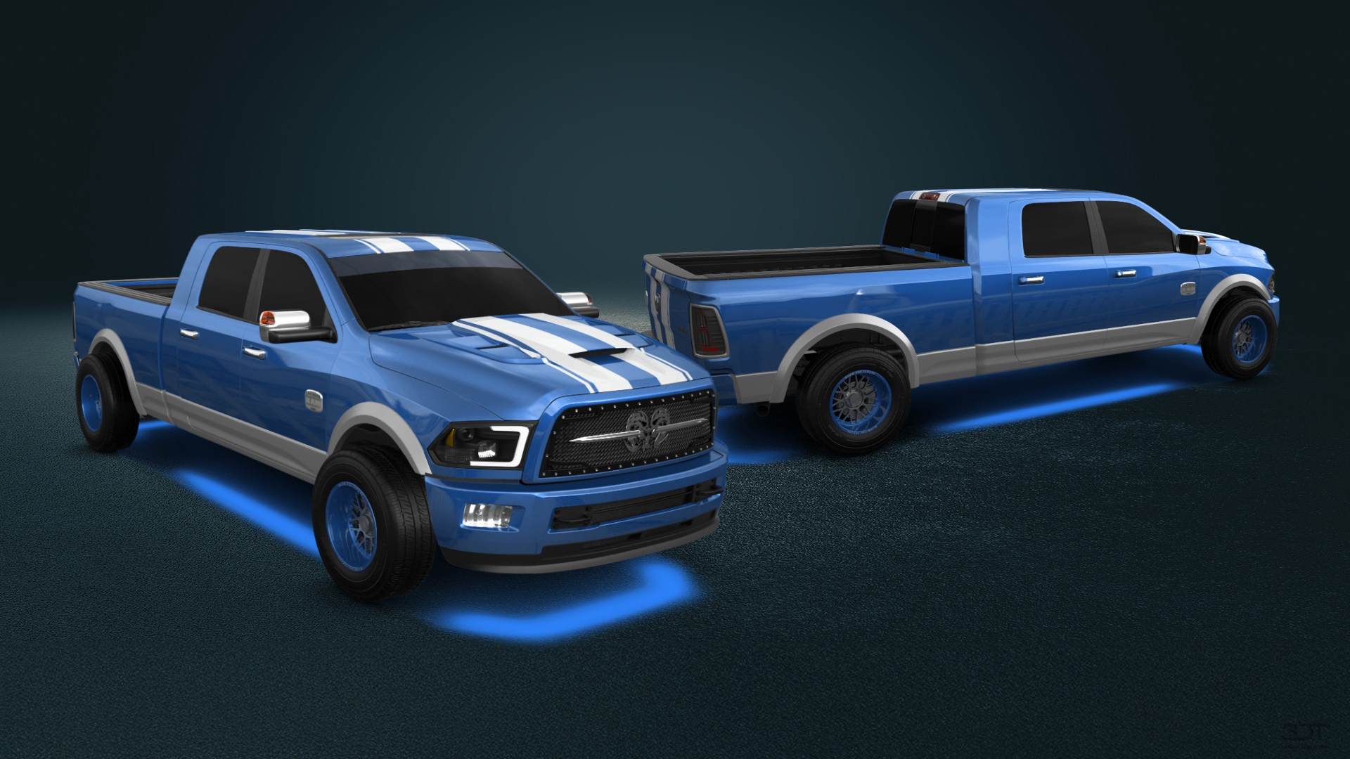 Dodge Ram 2500 Mega Cab 6.4 ft box 4 Door pickup truck 2010