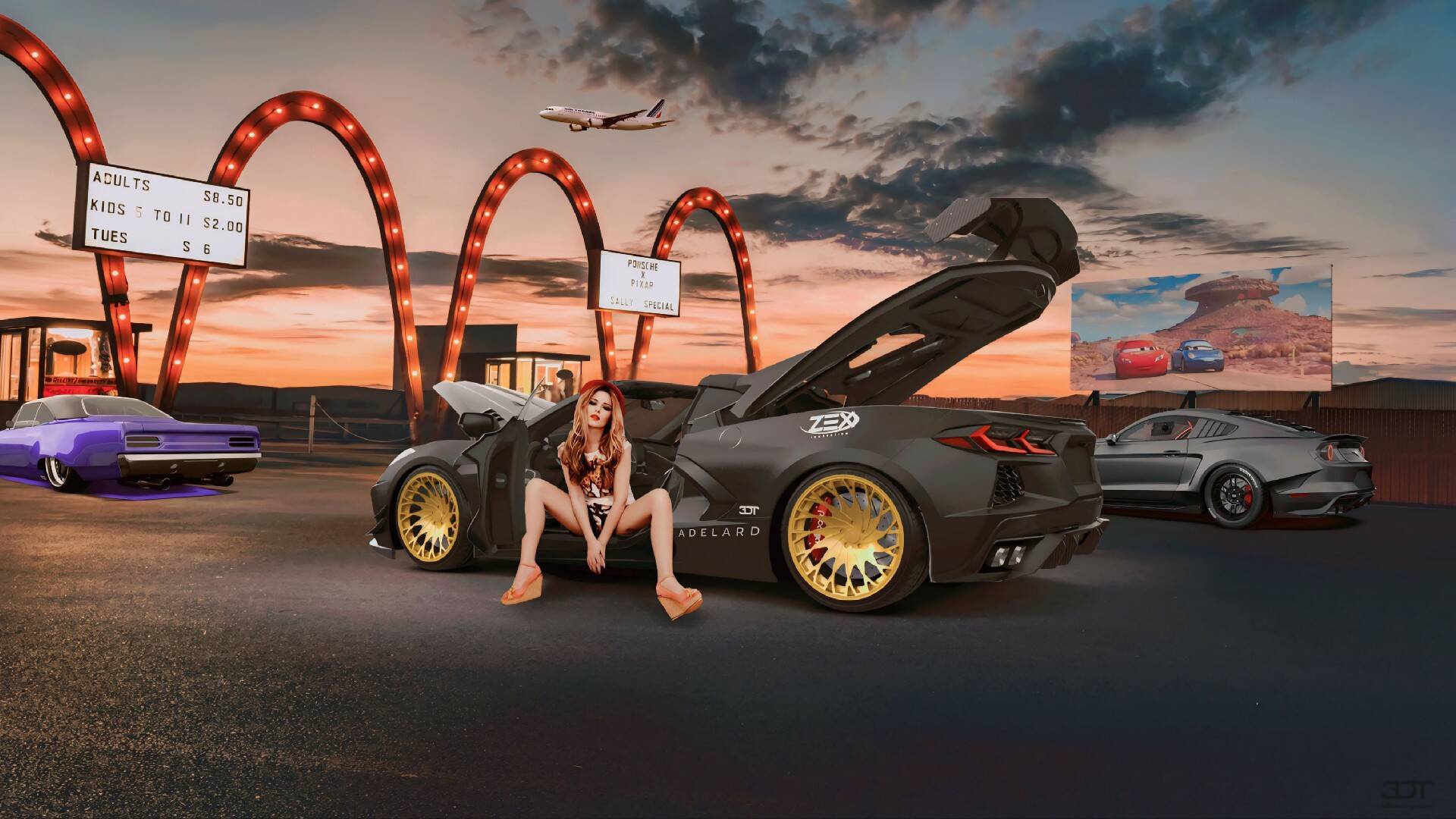 Chevrolet Corvette 2 door targa top 2020