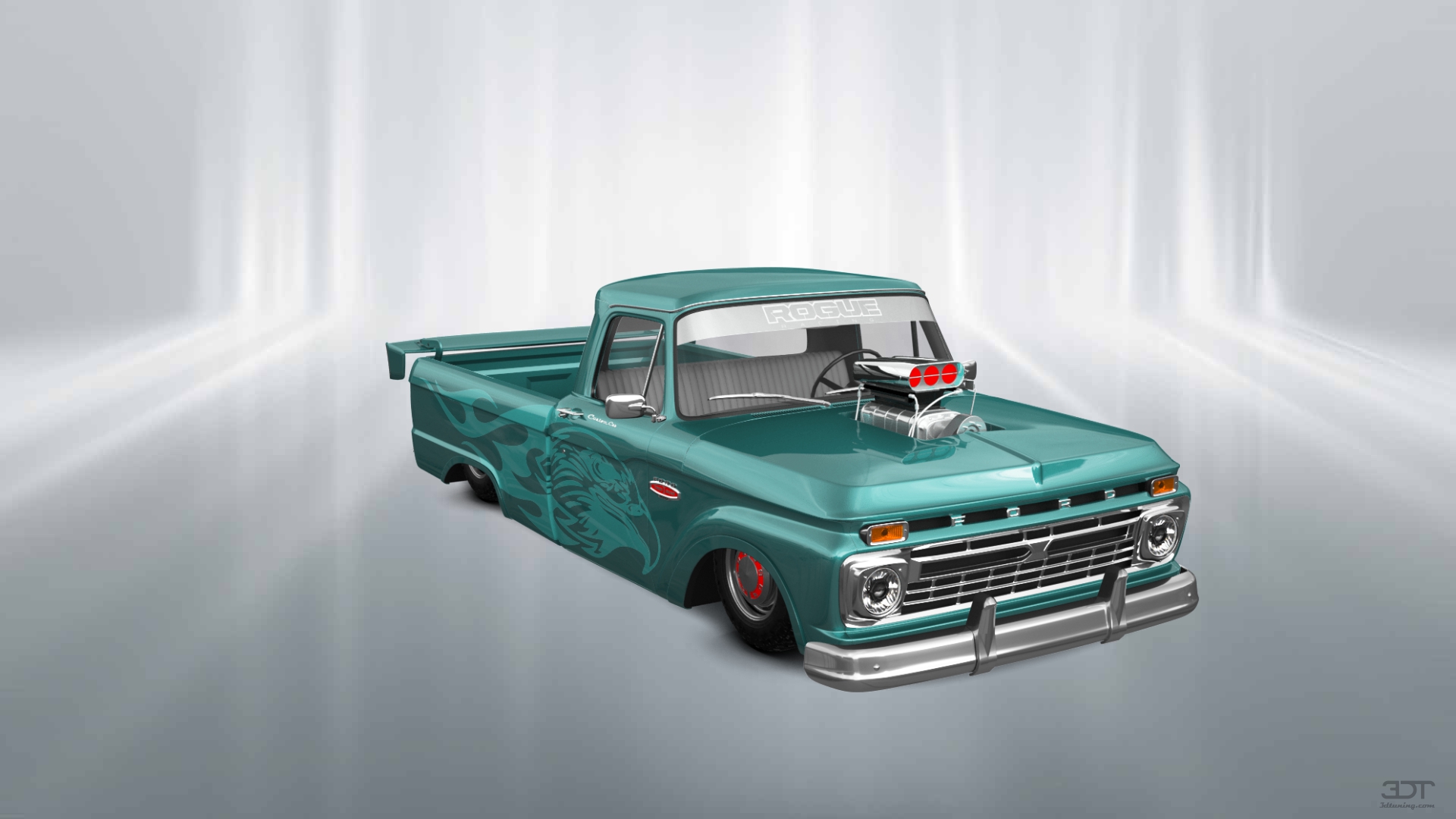 Ford F-100 Custom Cab 2 Door pickup truck 1966