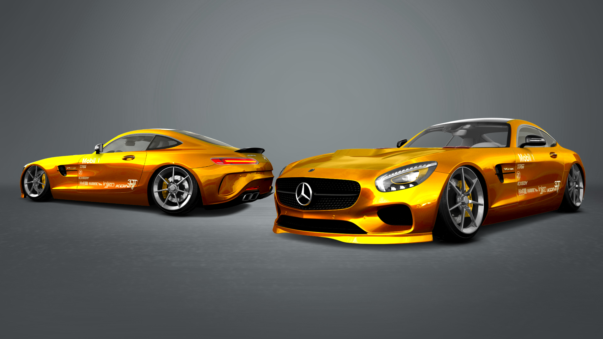 Mercedes AMG GT 2 door fastback coupe 2015 tuning