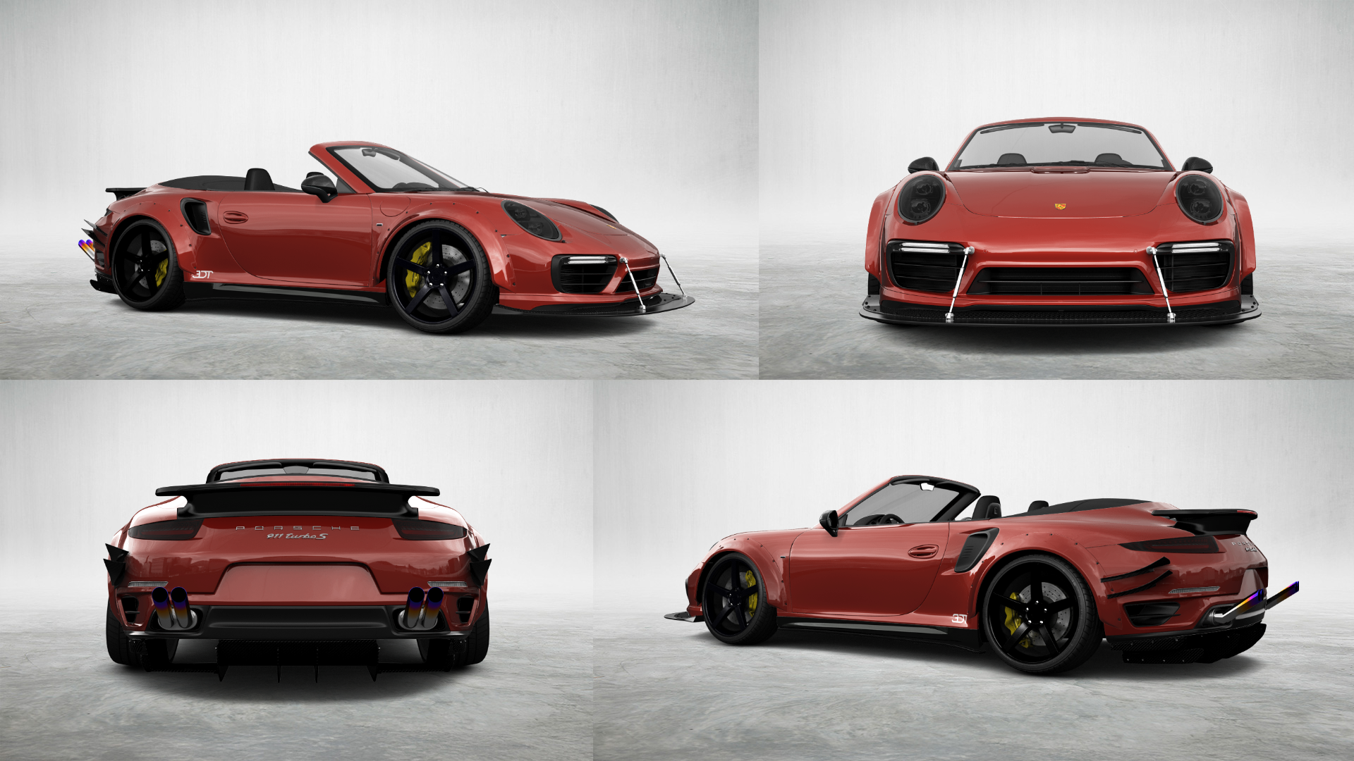 Porsche 911 Turbo S 2 Door Convertible 2014 tuning