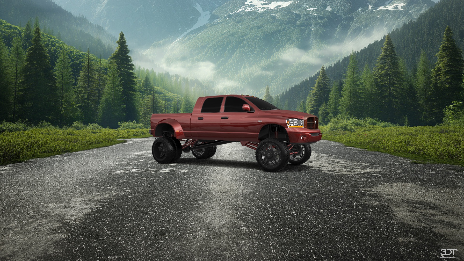 Dodge Ram 3500 Dually 4 Door pickup truck 2007 tuning