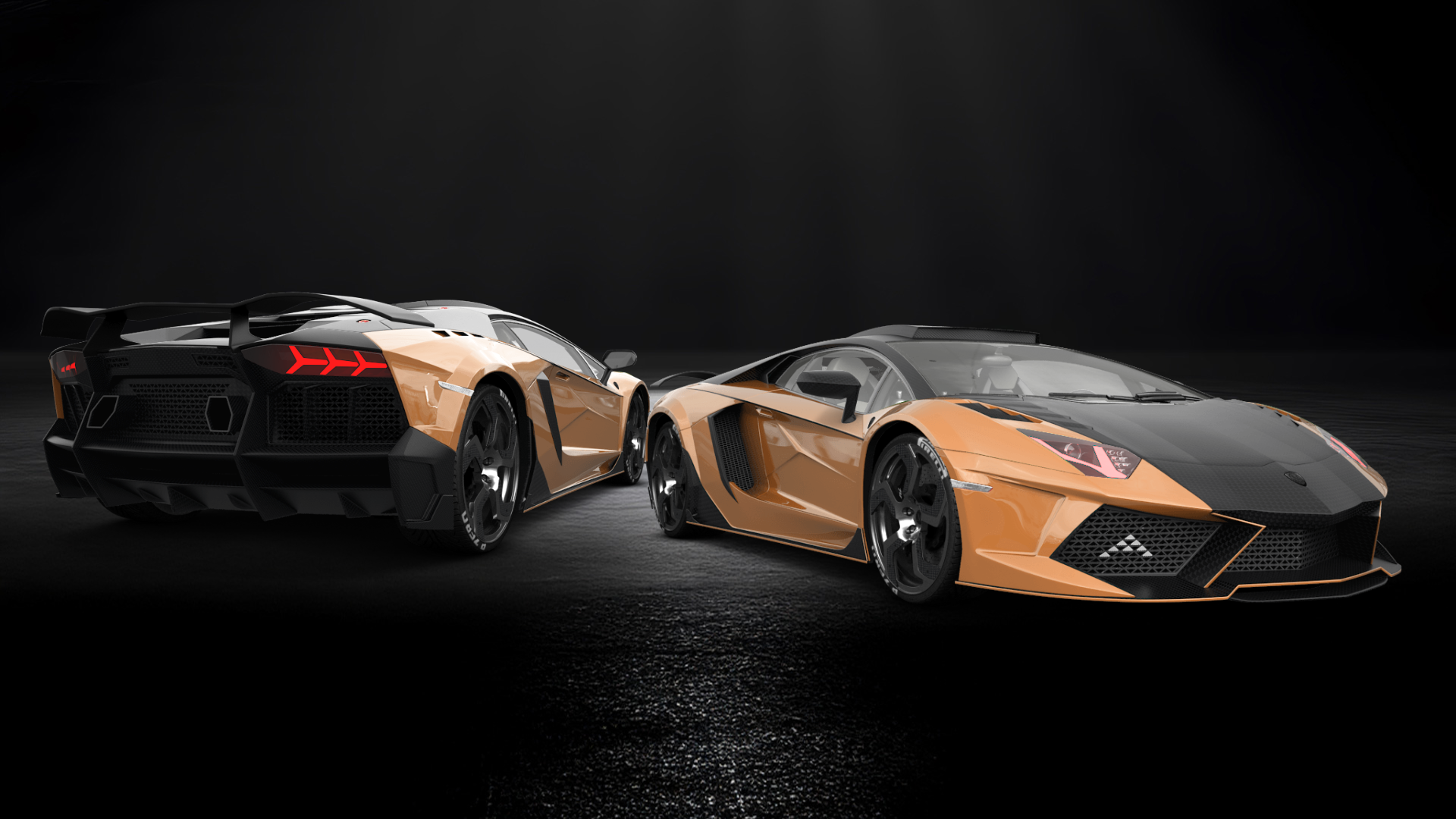Lamborghini Aventador 2 Door Coupe 2012 tuning