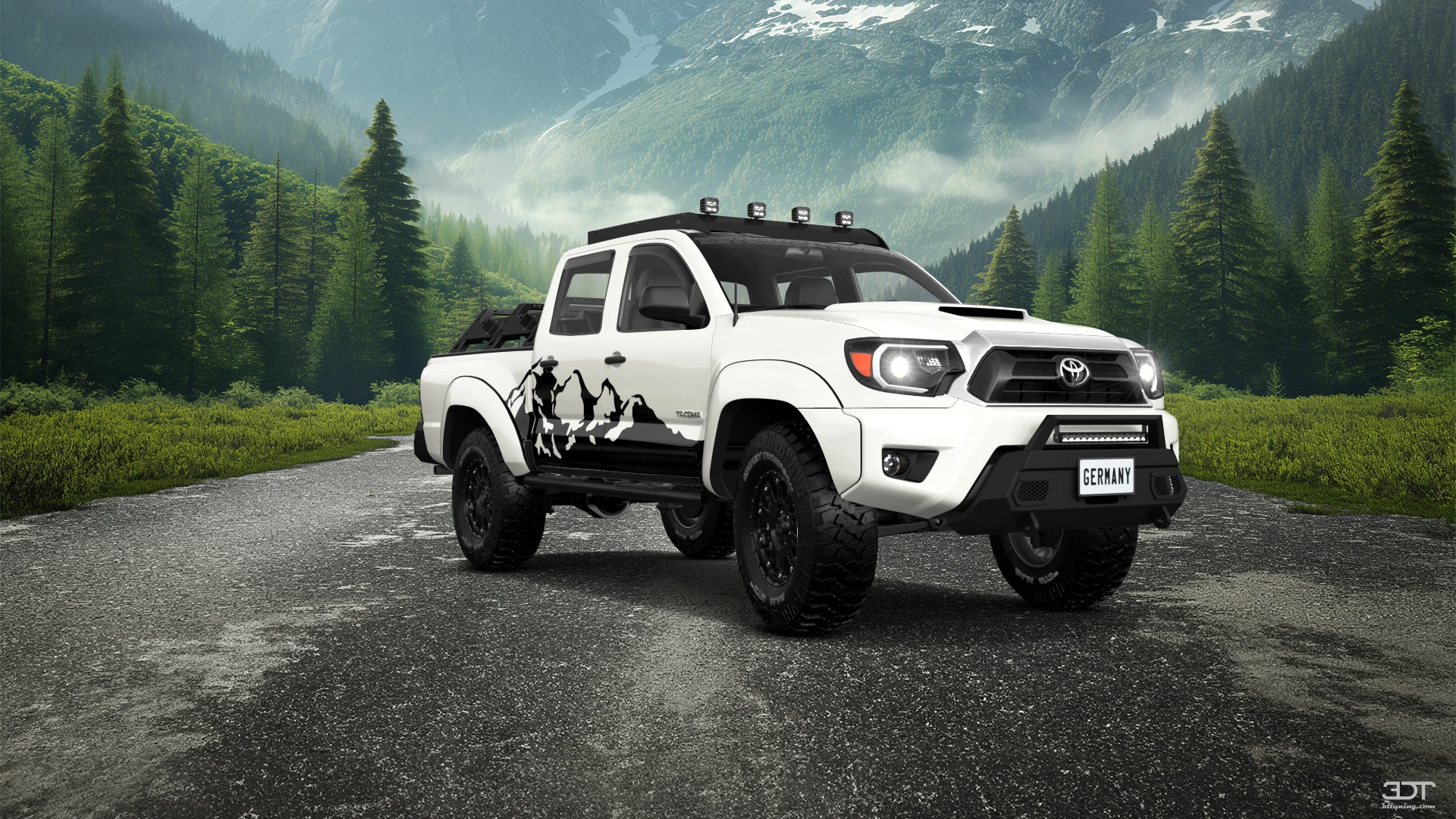 Toyota Tacoma Crew Cab 5.1 ft box 4 Door pickup truck 2012 Images