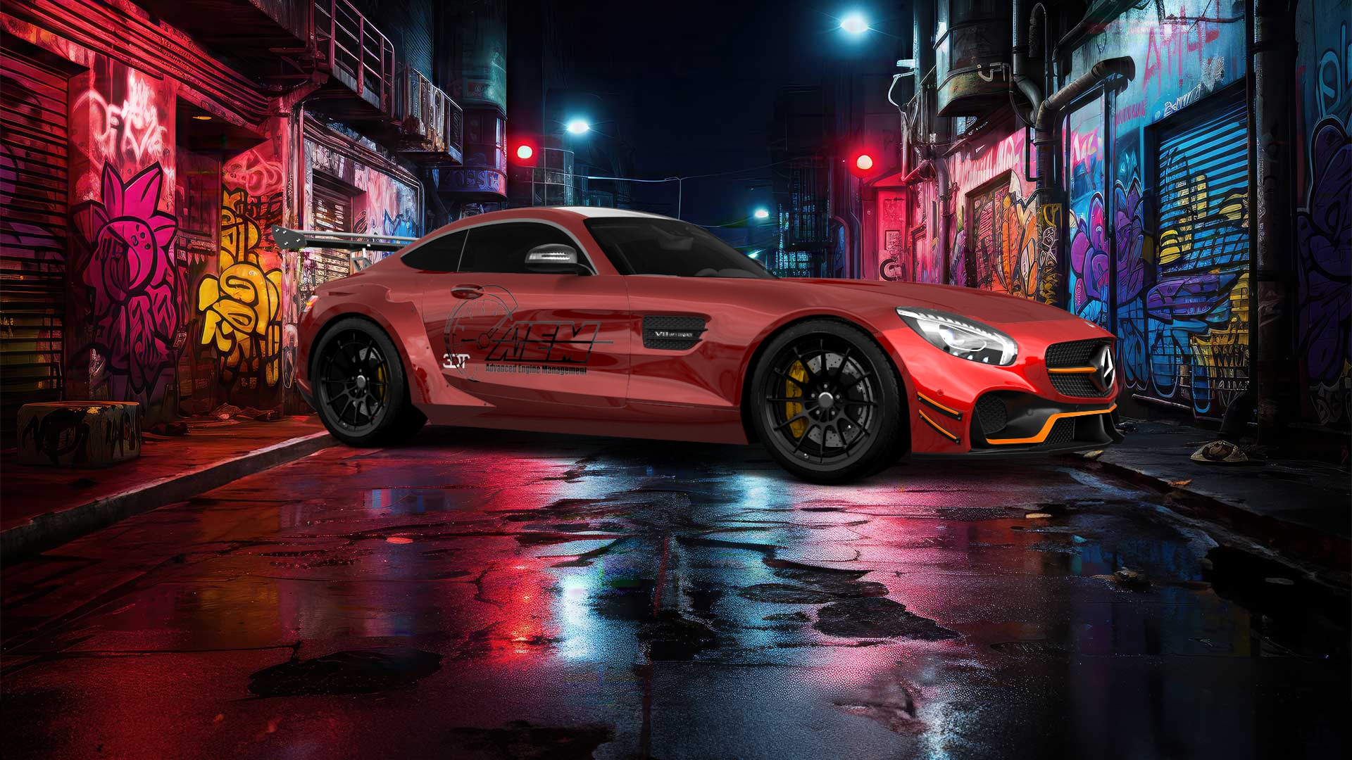 Mercedes AMG GT 2 door fastback coupe 2015 tuning