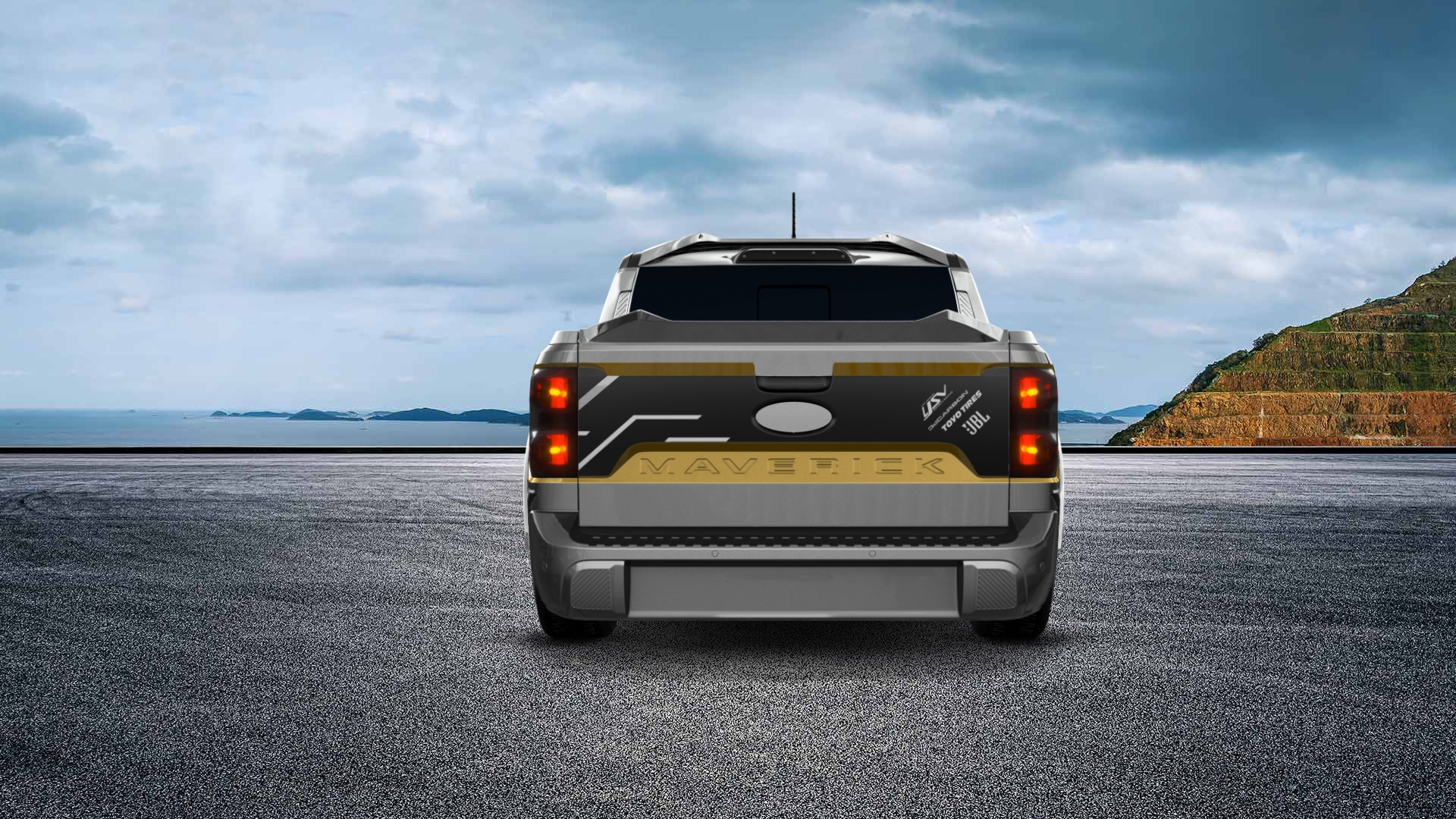 Ford Maverick 4 Door pickup truck 2022 tuning